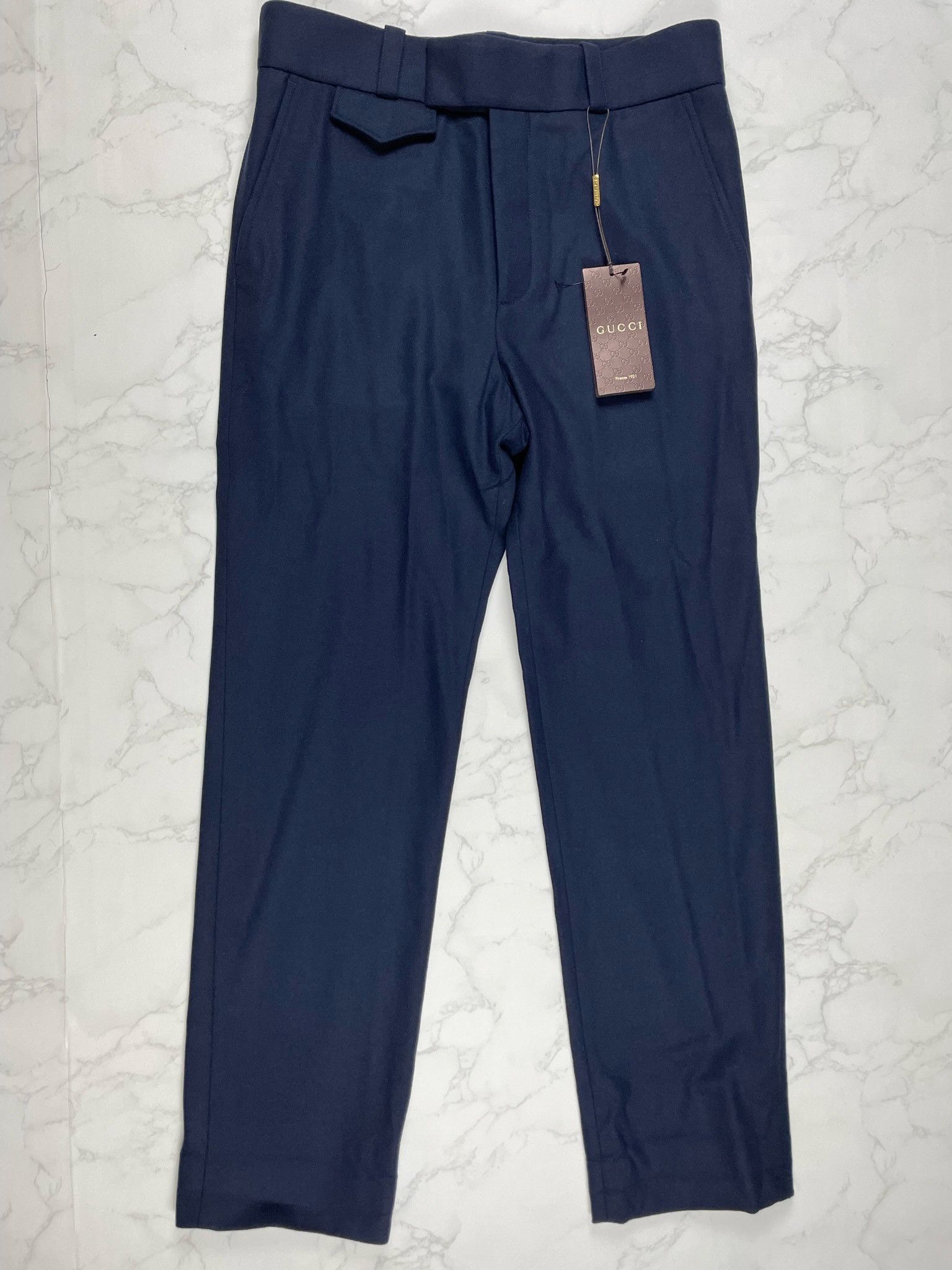 Gucci 🔥70% OFF🔥 Gucci Dark Navy Wool Casual Pants Size US 30 / EU 46 - 7 Thumbnail