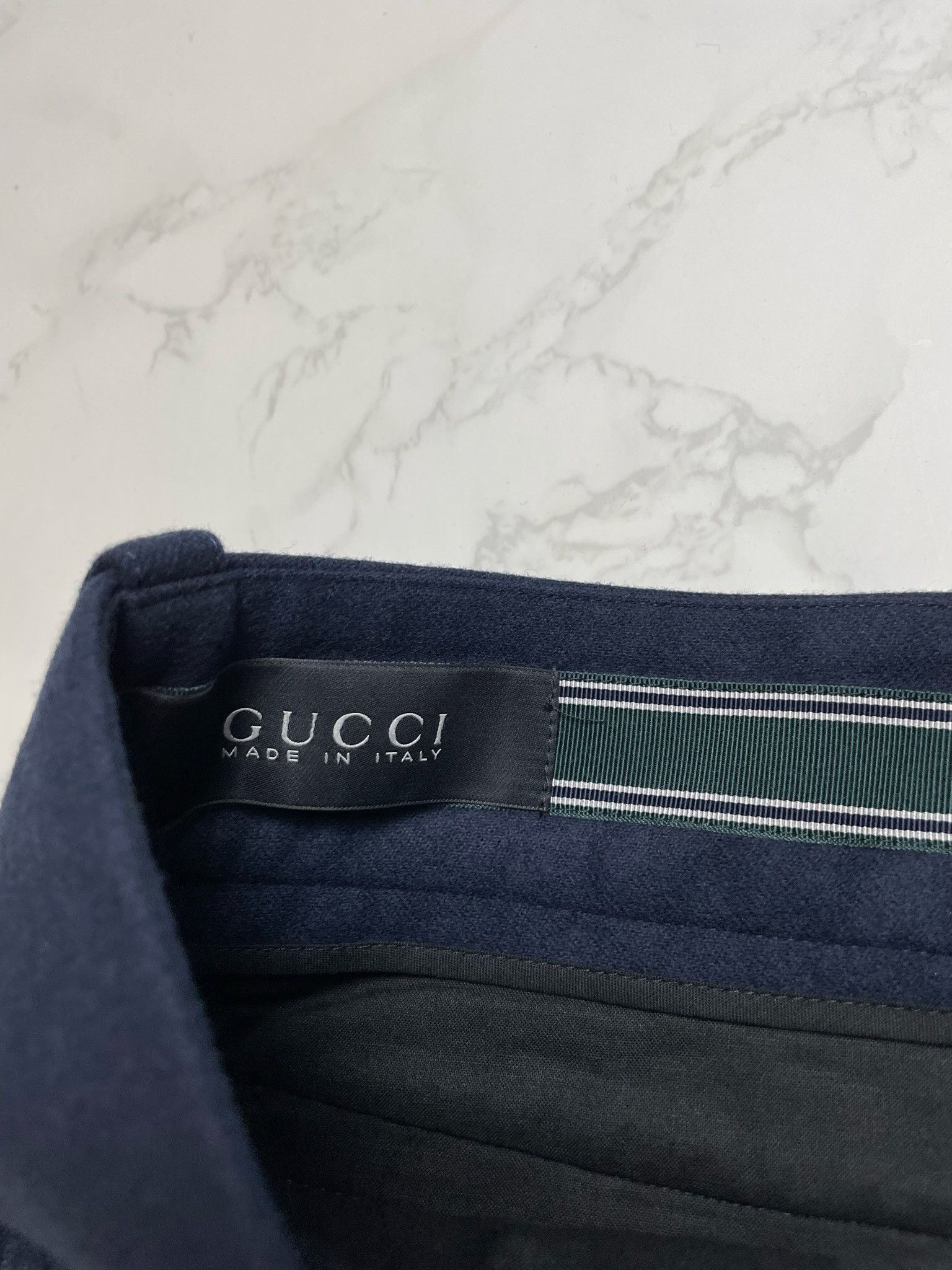 Gucci 🔥70% OFF🔥 Gucci Dark Navy Wool Casual Pants Size US 30 / EU 46 - 12 Thumbnail