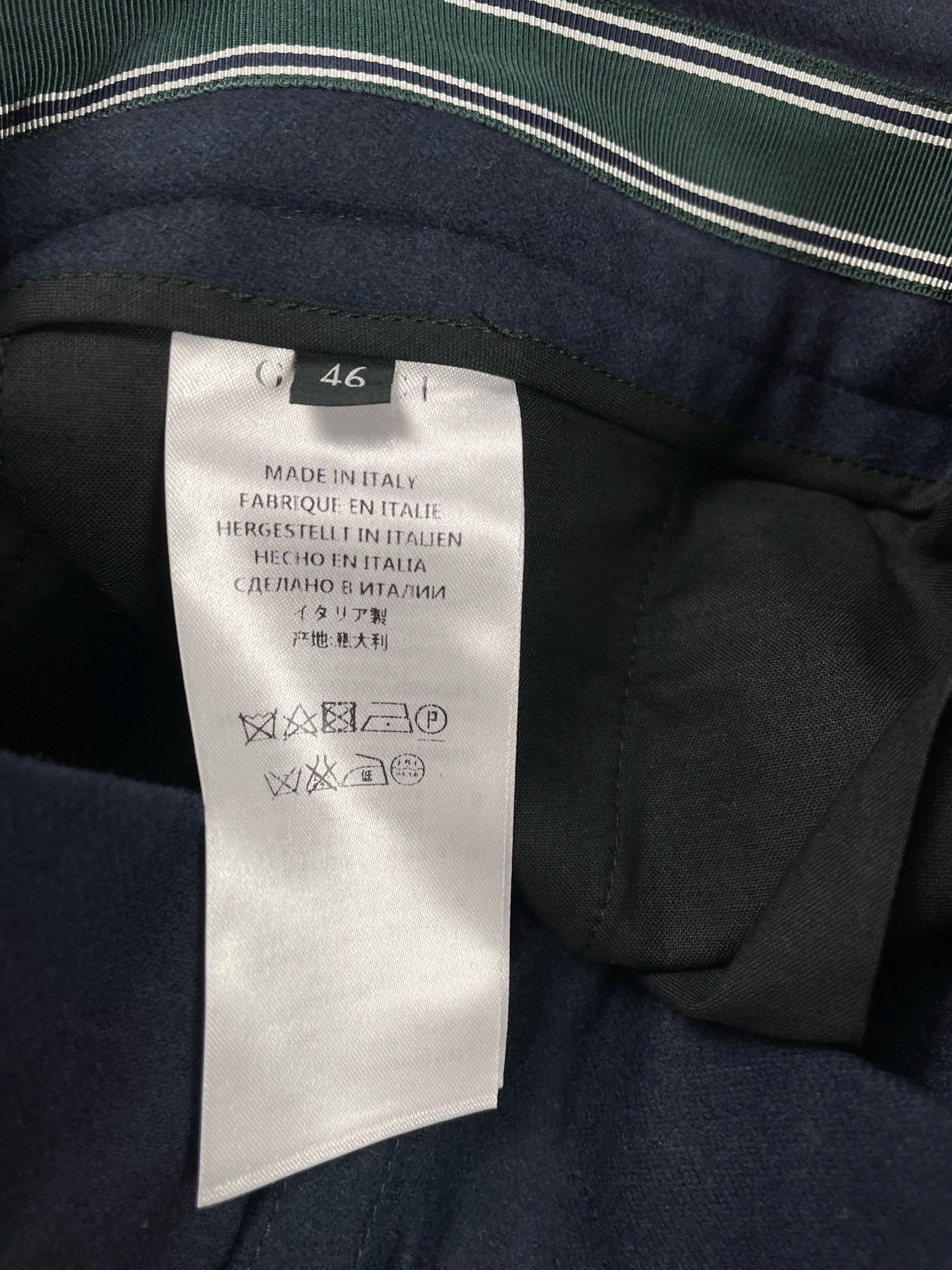 Gucci 🔥70% OFF🔥 Gucci Dark Navy Wool Casual Pants Size US 30 / EU 46 - 9 Thumbnail