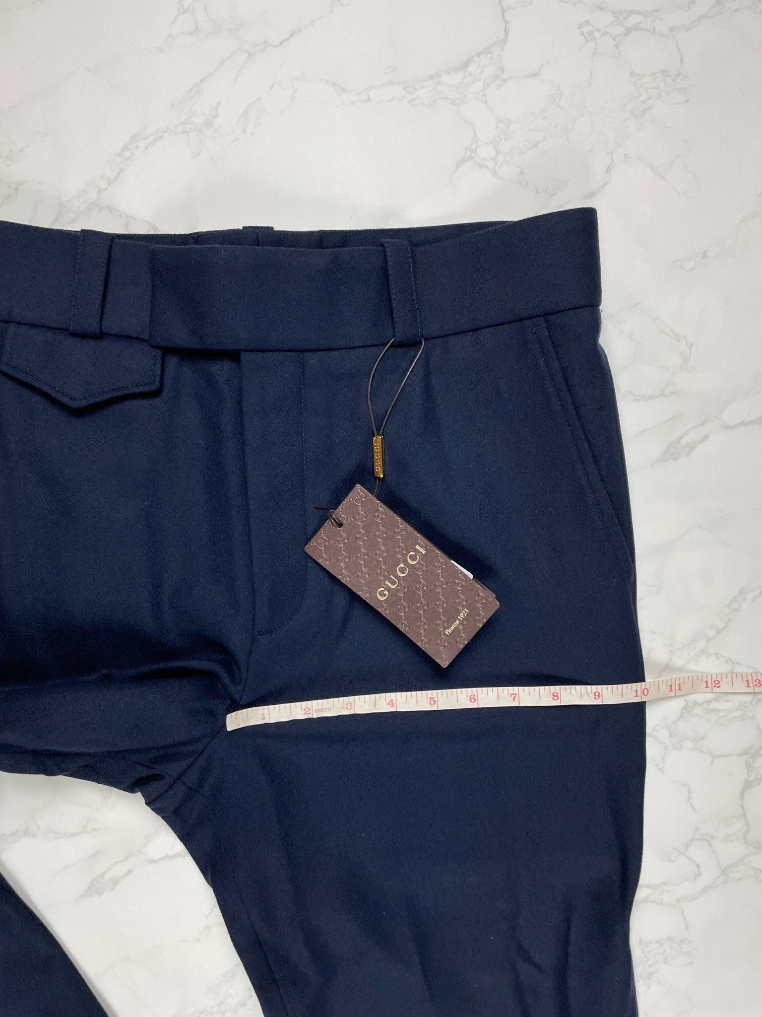 Gucci 🔥70% OFF🔥 Gucci Dark Navy Wool Casual Pants Size US 30 / EU 46 - 4 Thumbnail