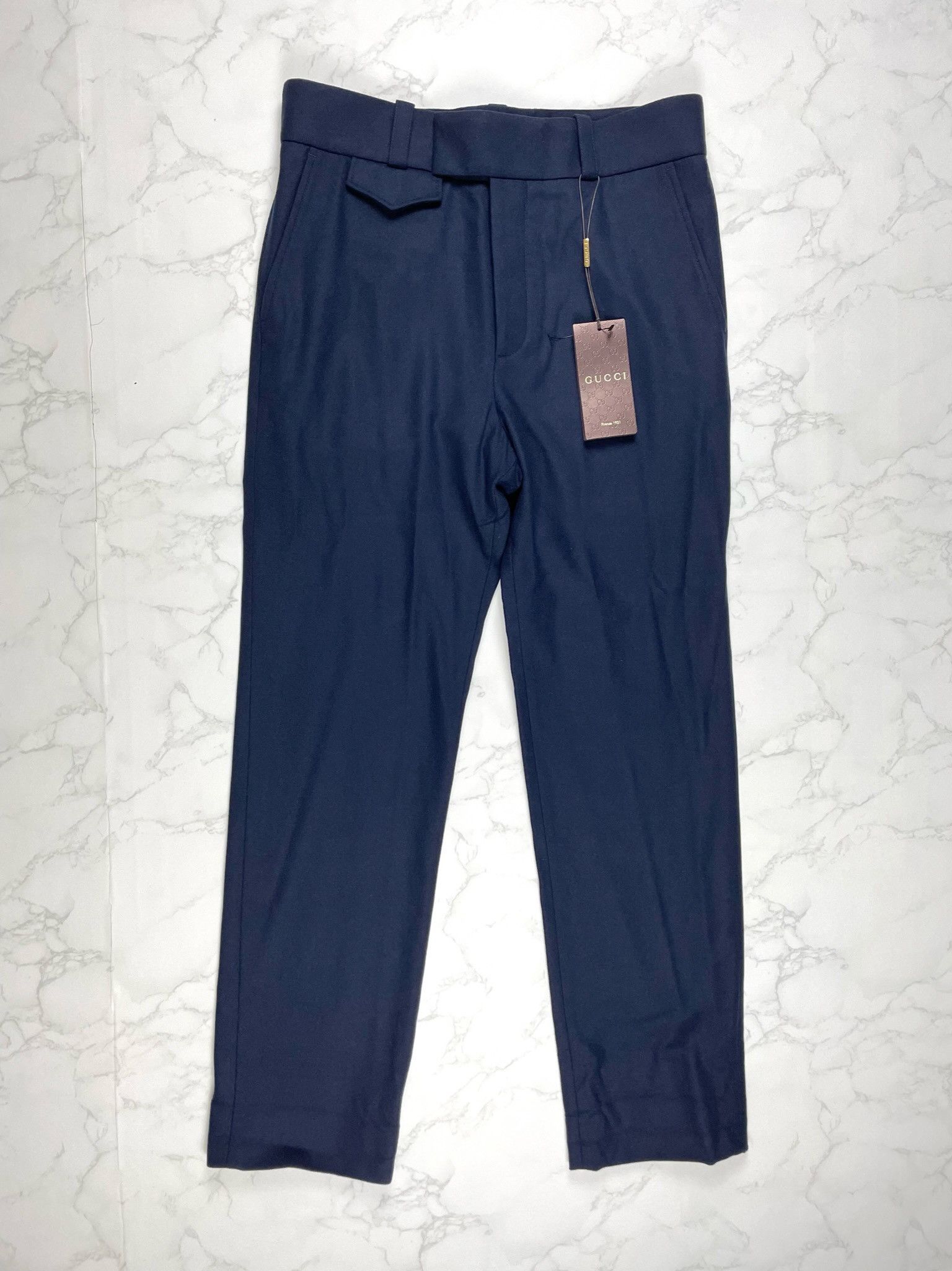 Gucci 🔥70% OFF🔥 Gucci Dark Navy Wool Casual Pants Size US 30 / EU 46 - 1 Thumbnail
