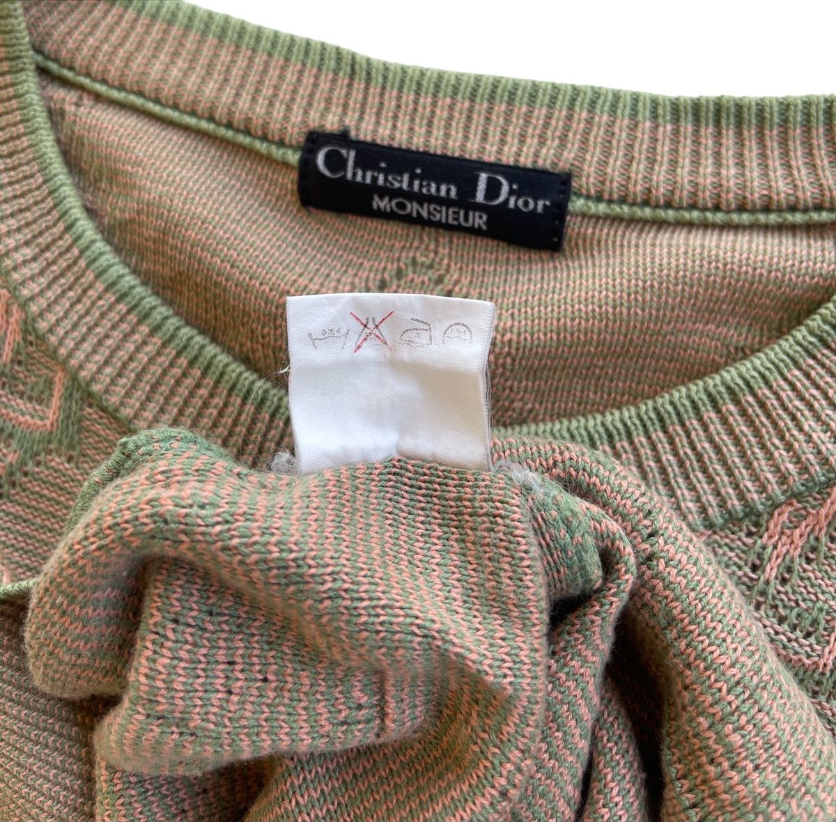 Christian Dior Monsieur Vintage Christian Dior Monogram Jumper Knitted Size US L / EU 52-54 / 3 - 7 Thumbnail