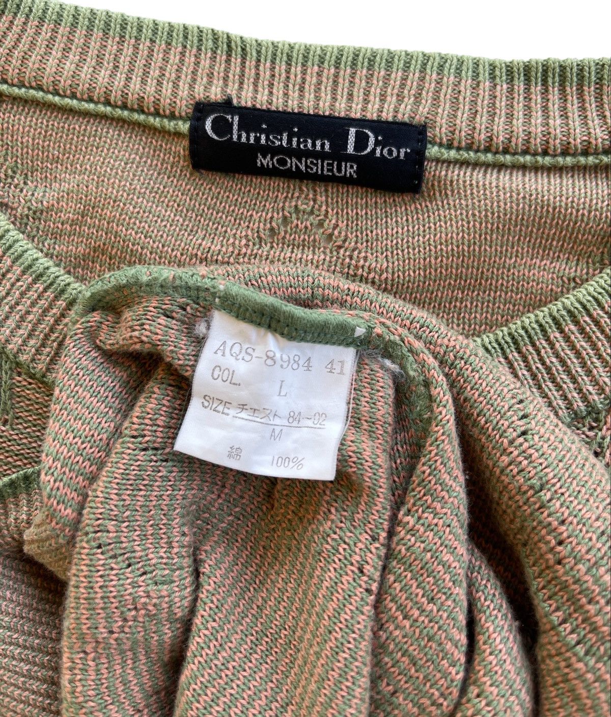 Christian Dior Monsieur Vintage Christian Dior Monogram Jumper Knitted Size US L / EU 52-54 / 3 - 6 Thumbnail