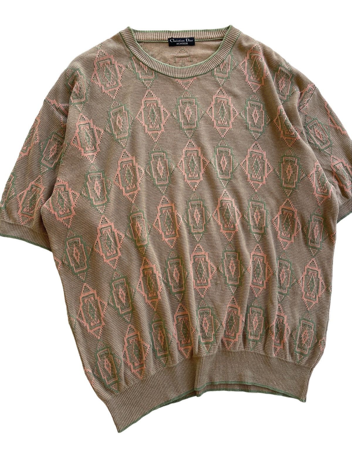 Christian Dior Monsieur Vintage Christian Dior Monogram Jumper Knitted Size US L / EU 52-54 / 3 - 4 Thumbnail