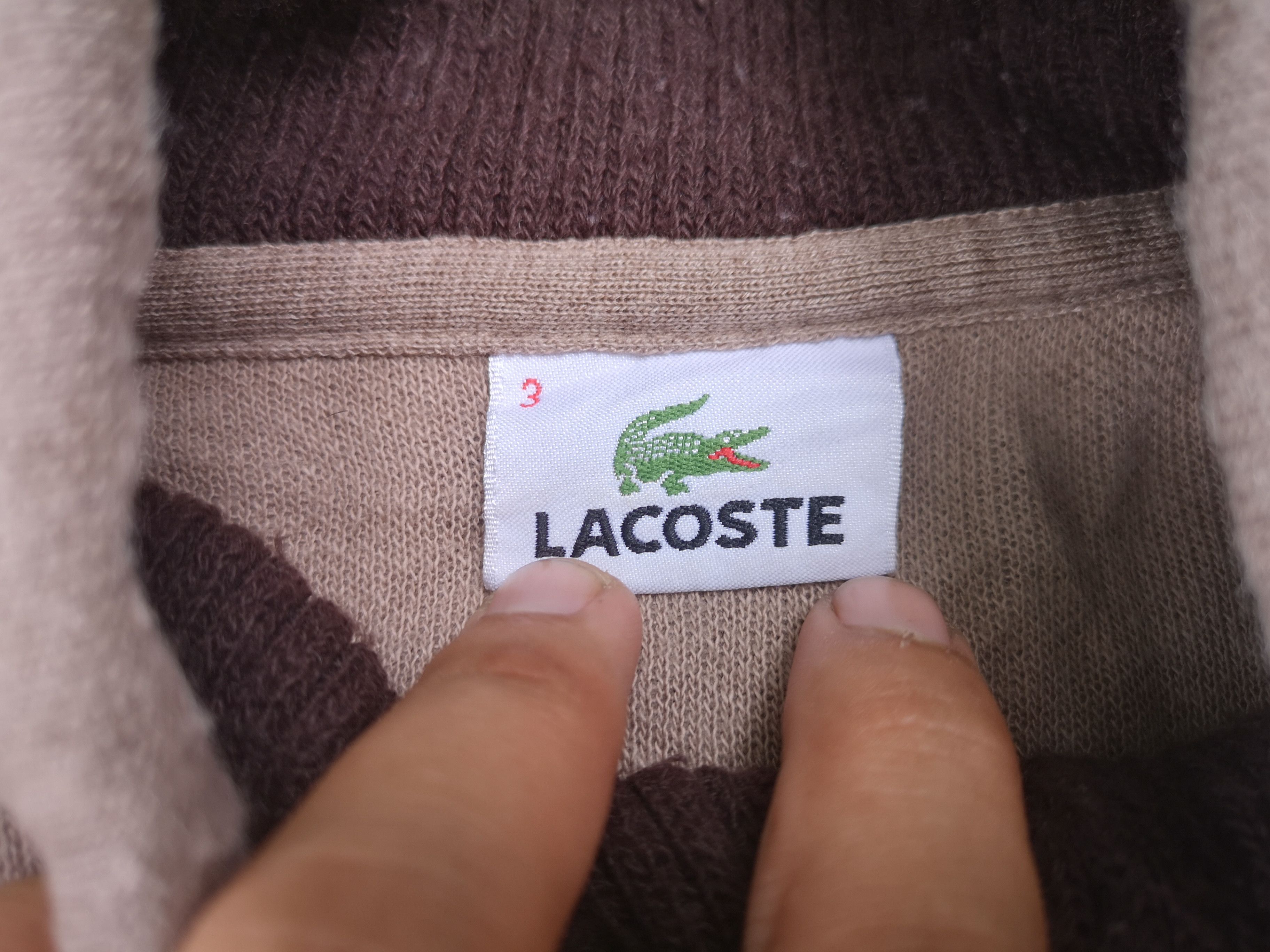 Japanese Brand Lacoste Sweater Japan Size 3 Size US L / EU 52-54 / 3 - 8 Thumbnail