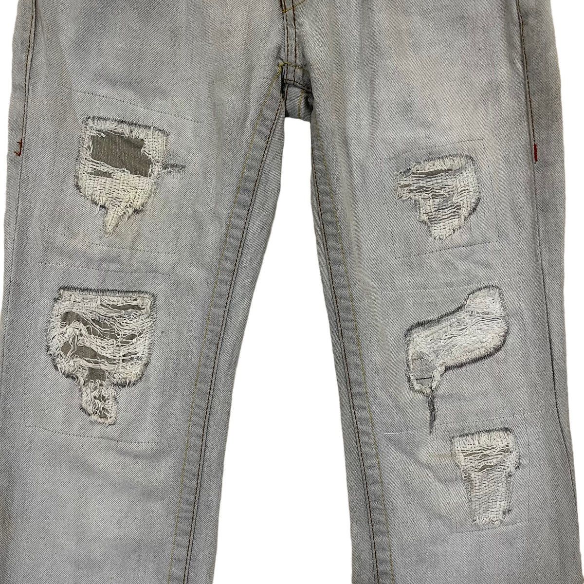 Japanese Brand × Vanquish Vanquish Bootcut Distressed Denim Pants 28x29 Size US 28 / EU 44 - 7 Thumbnail