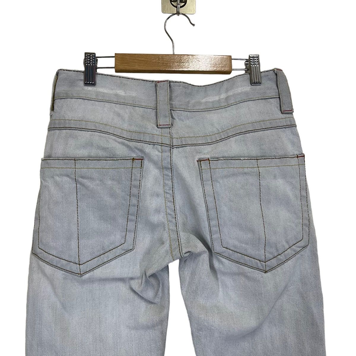 Japanese Brand × Vanquish Vanquish Bootcut Distressed Denim Pants 28x29 Size US 28 / EU 44 - 10 Thumbnail