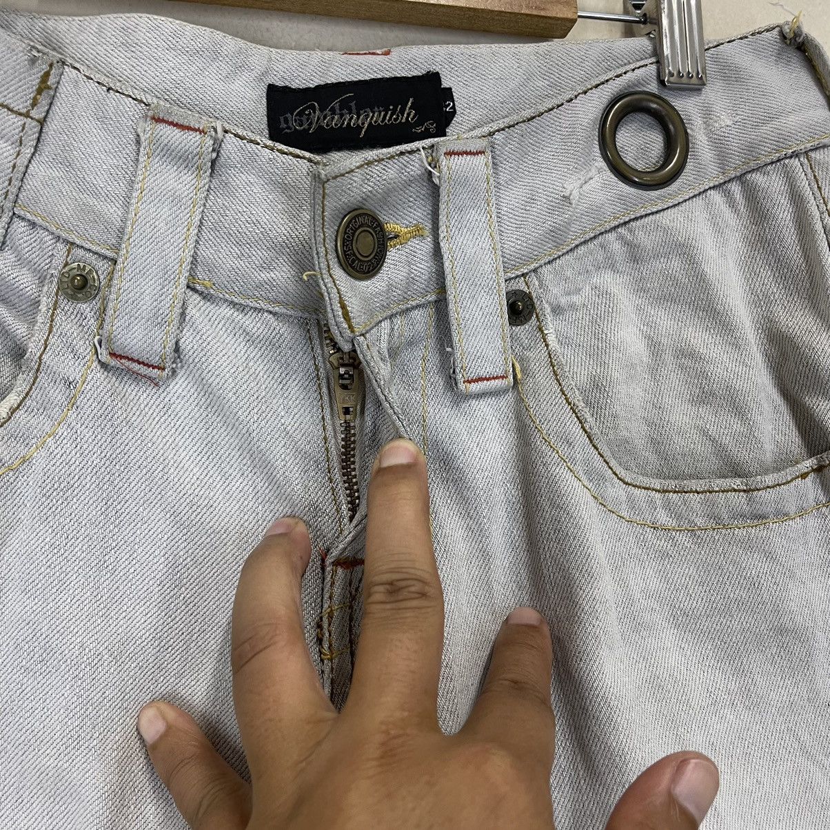 Japanese Brand × Vanquish Vanquish Bootcut Distressed Denim Pants 28x29 Size US 28 / EU 44 - 4 Thumbnail