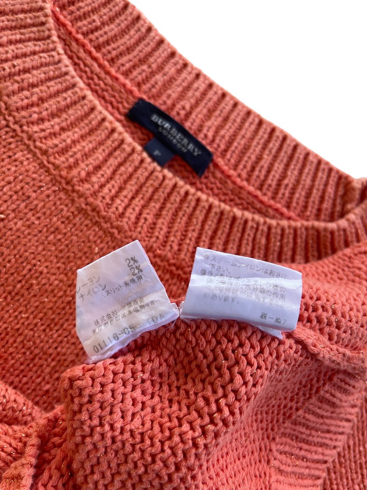 Burberry Burberry Women Cable Knitted Cropped Tops Size S / US 4 / IT 40 - 5 Thumbnail