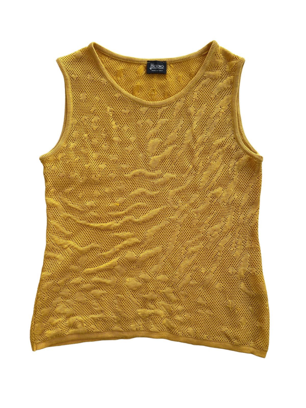 Herno Herno Abstract Cropped Tank Top Size M / US 6-8 / IT 42-44 - 1 Thumbnail