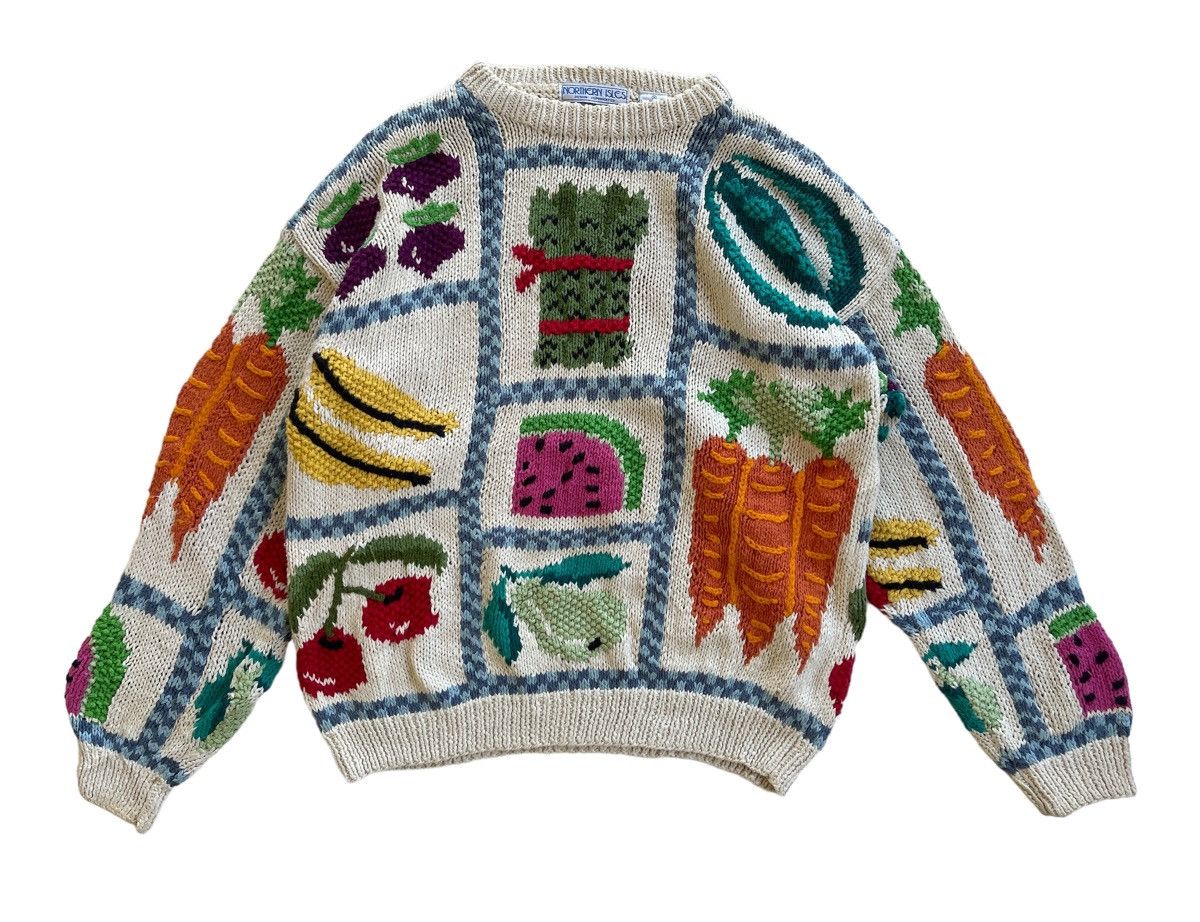 Vintage Vintage Northern Isles Fullprint Handknit Sweater Size M / US 6-8 / IT 42-44 - 2 Preview