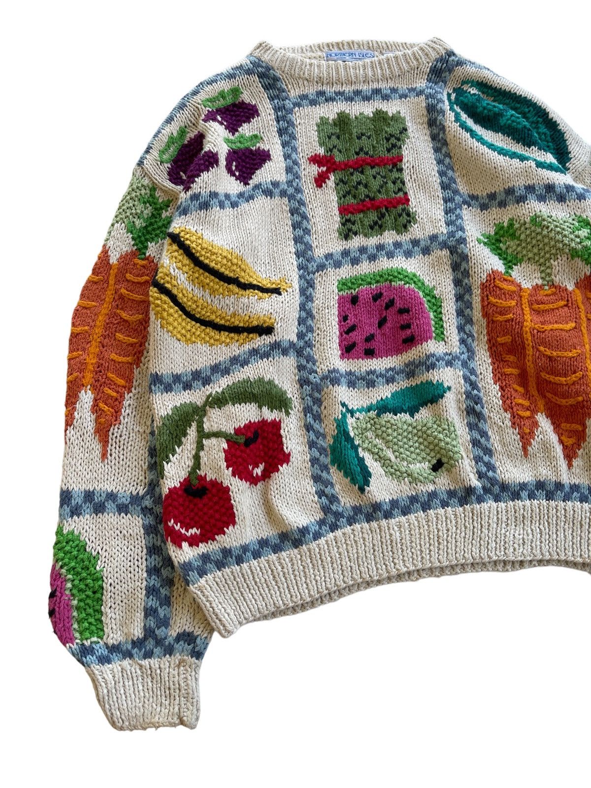 Vintage Vintage Northern Isles Fullprint Handknit Sweater Size M / US 6-8 / IT 42-44 - 4 Thumbnail