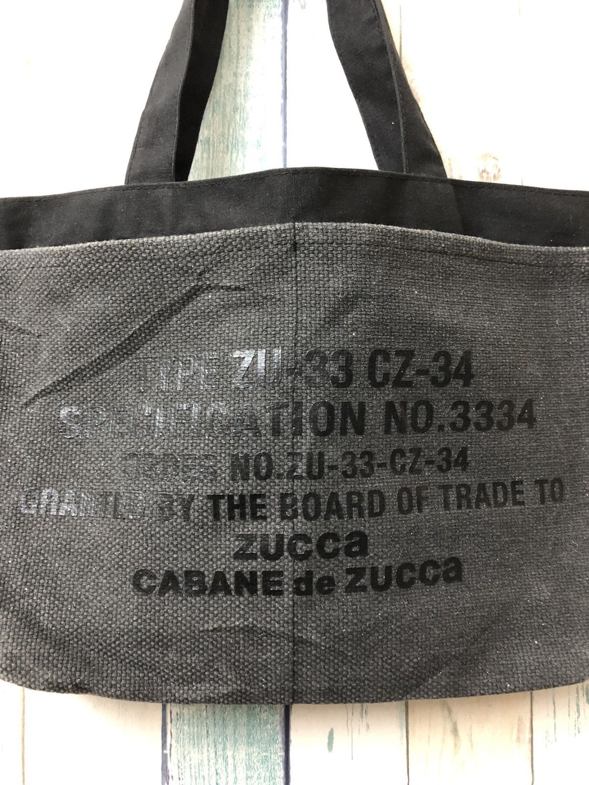 CABANE de ZUCCa AW-2013 Cabane De Zucca Military Spec Tote Bag Size ONE SIZE - 5 Thumbnail