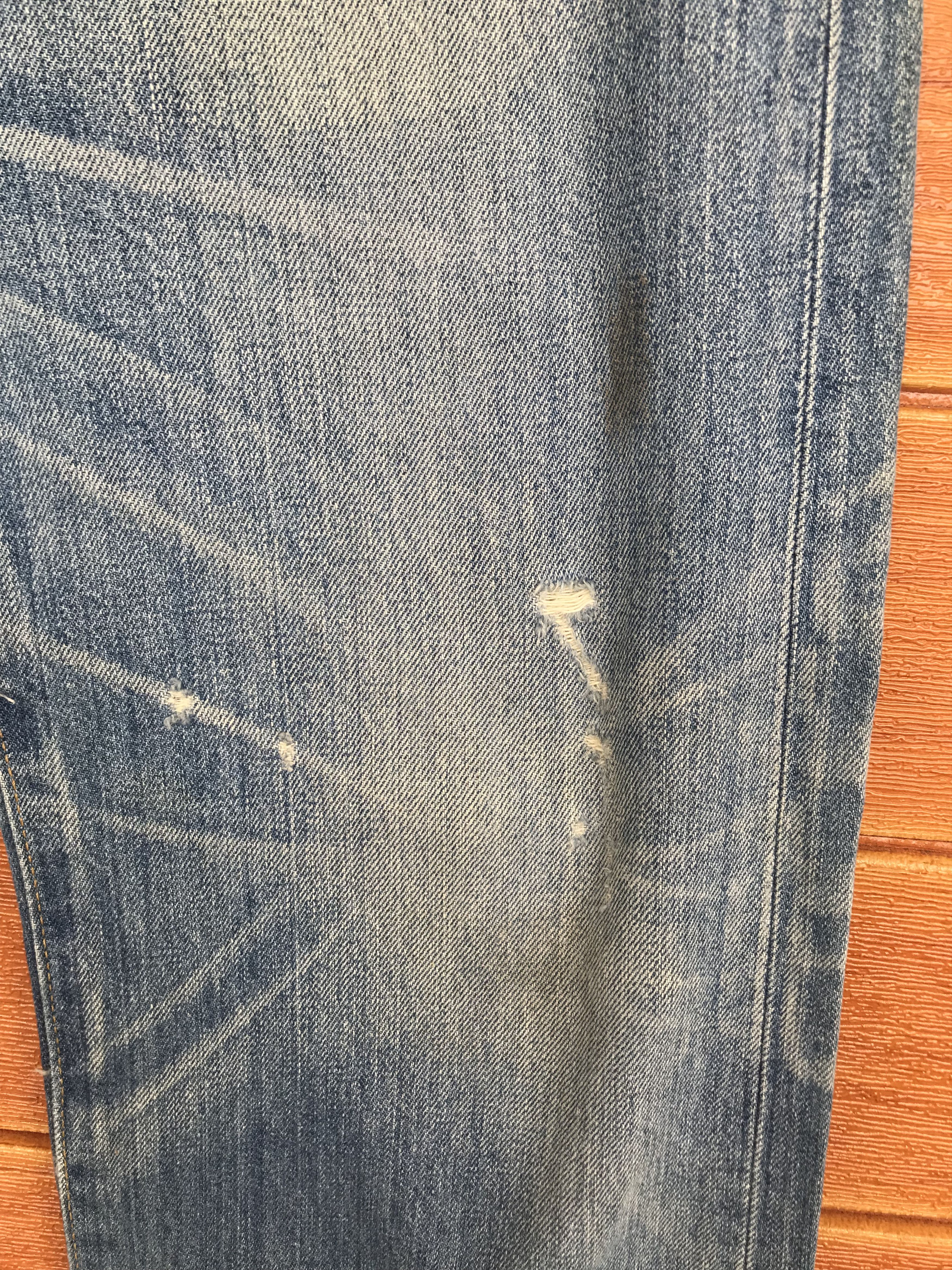 Levi's Vintage Clothing Vintage Levis 501 Clawmark Distressed Denim Jeans Size US 32 / EU 48 - 6 Thumbnail