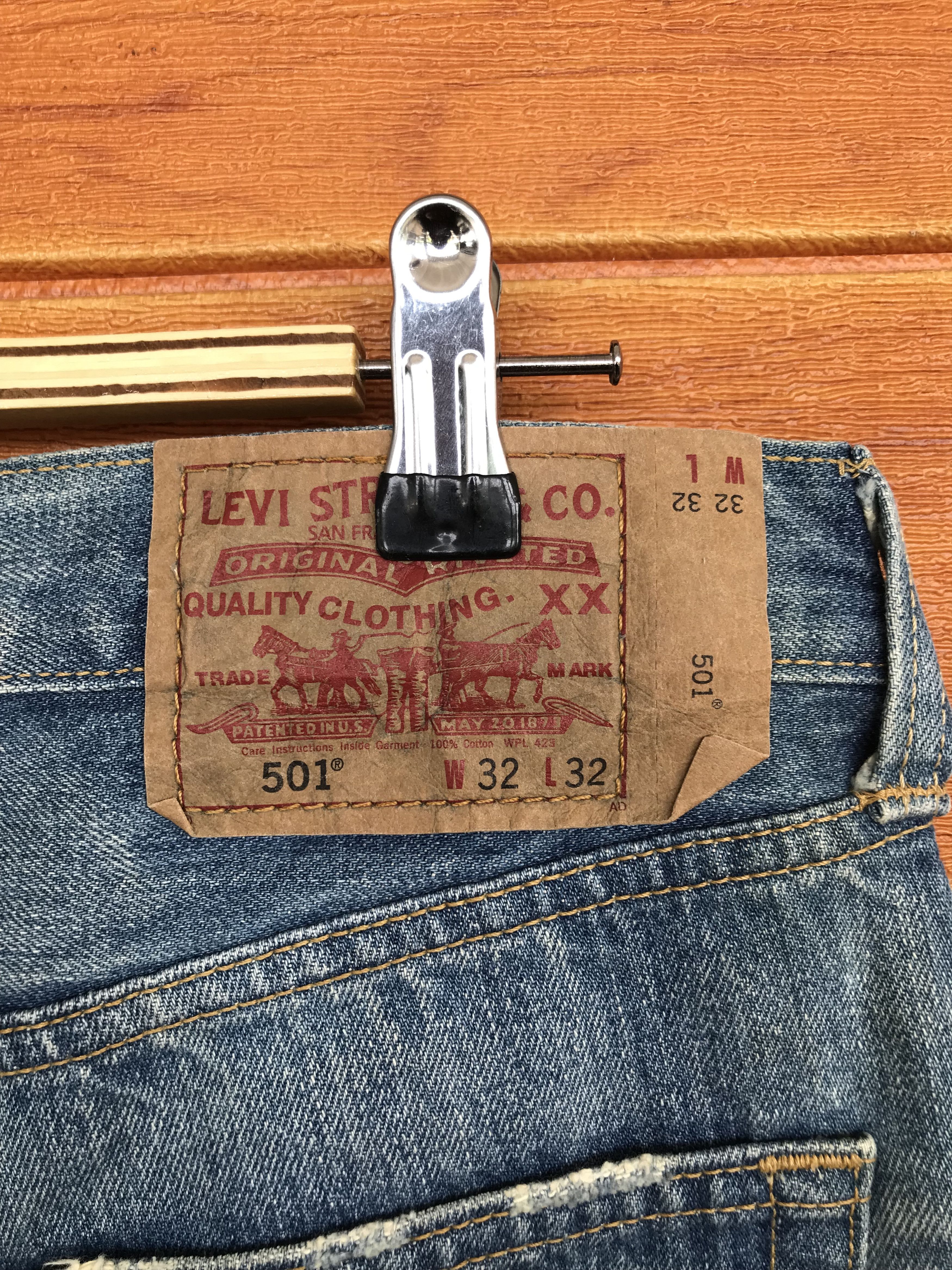 Levi's Vintage Clothing Vintage Levis 501 Clawmark Distressed Denim Jeans Size US 32 / EU 48 - 17 Thumbnail