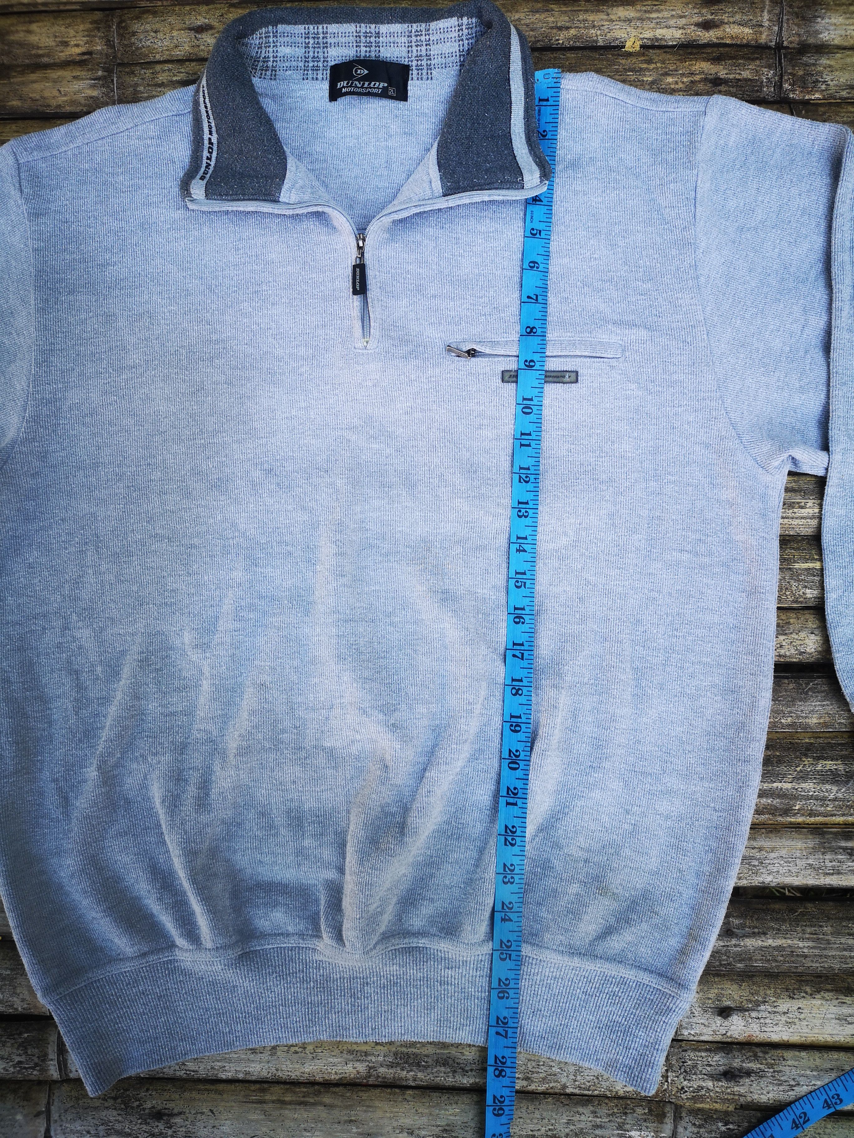 Dunlop × Japanese Brand × Vintage Dunlop Sweatshirt Half zipper Size US L / EU 52-54 / 3 - 13 Thumbnail
