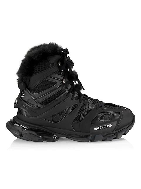 Pre-owned Balenciaga Hi-top Sneakers In Black