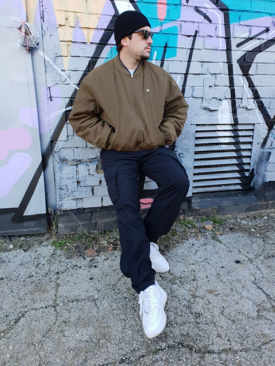 Lacoste × Vintage 90s Faded 2 Sided Vintage Lacoste Bomber Jacket Size US XL / EU 56 / 4 - 11 Thumbnail
