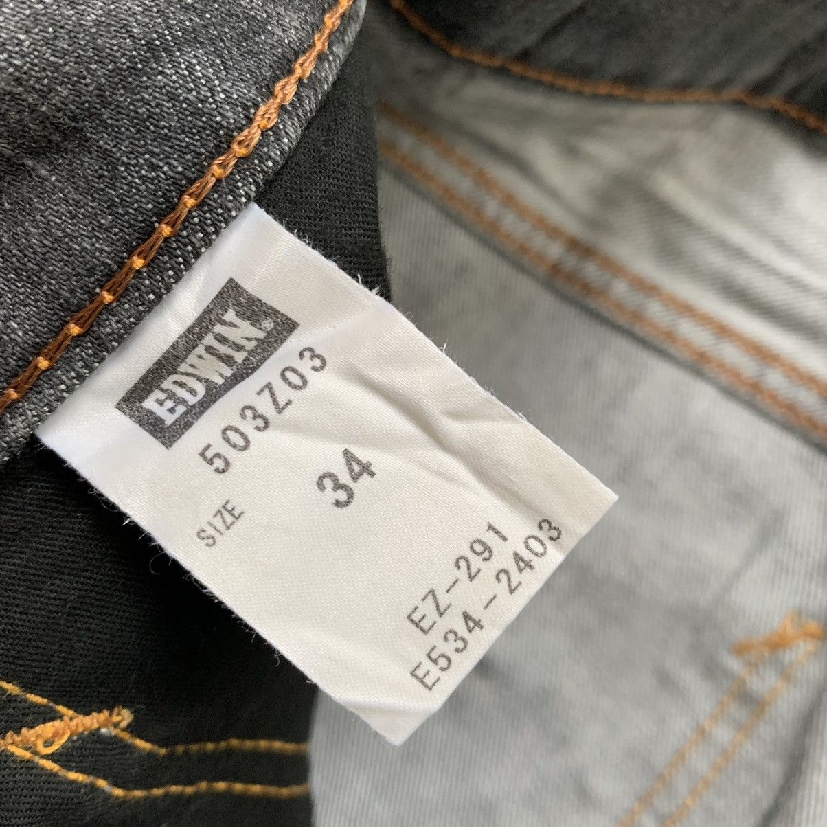 Japanese Brand JapaneseBrand Edwin Distressed Denim baggy jeans Size US 36 / EU 52 - 7 Thumbnail