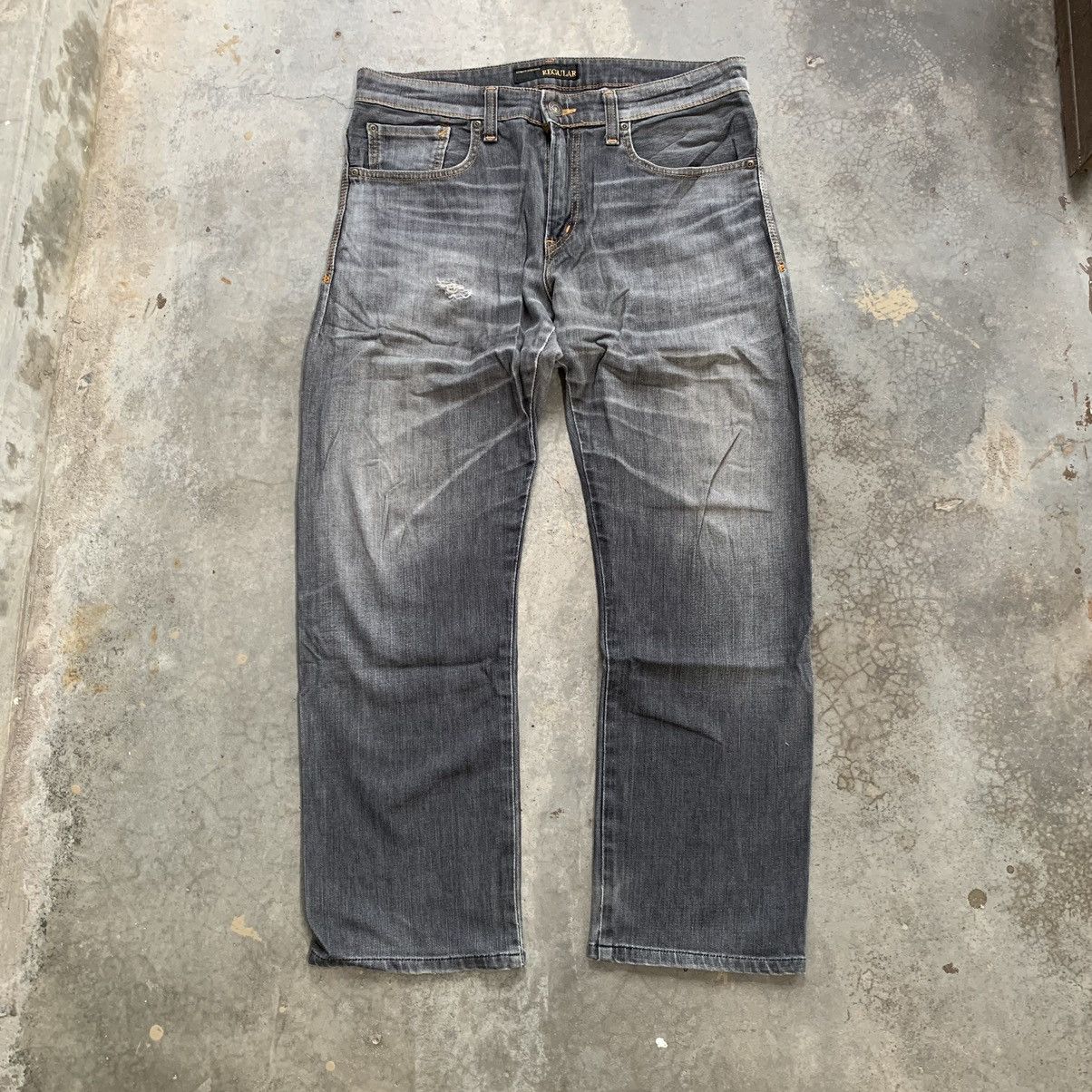 Japanese Brand JapaneseBrand Edwin Distressed Denim baggy jeans Size US 36 / EU 52 - 1 Thumbnail