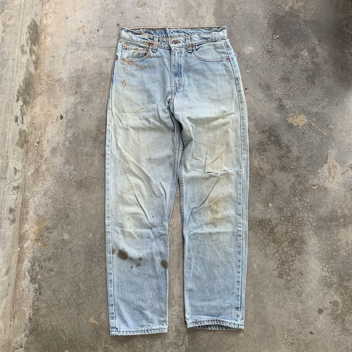 Levi's Vintage 90s THRASHED Distressed Levis Jeans denim Pant Size US 30 / EU 46 - 1 Thumbnail