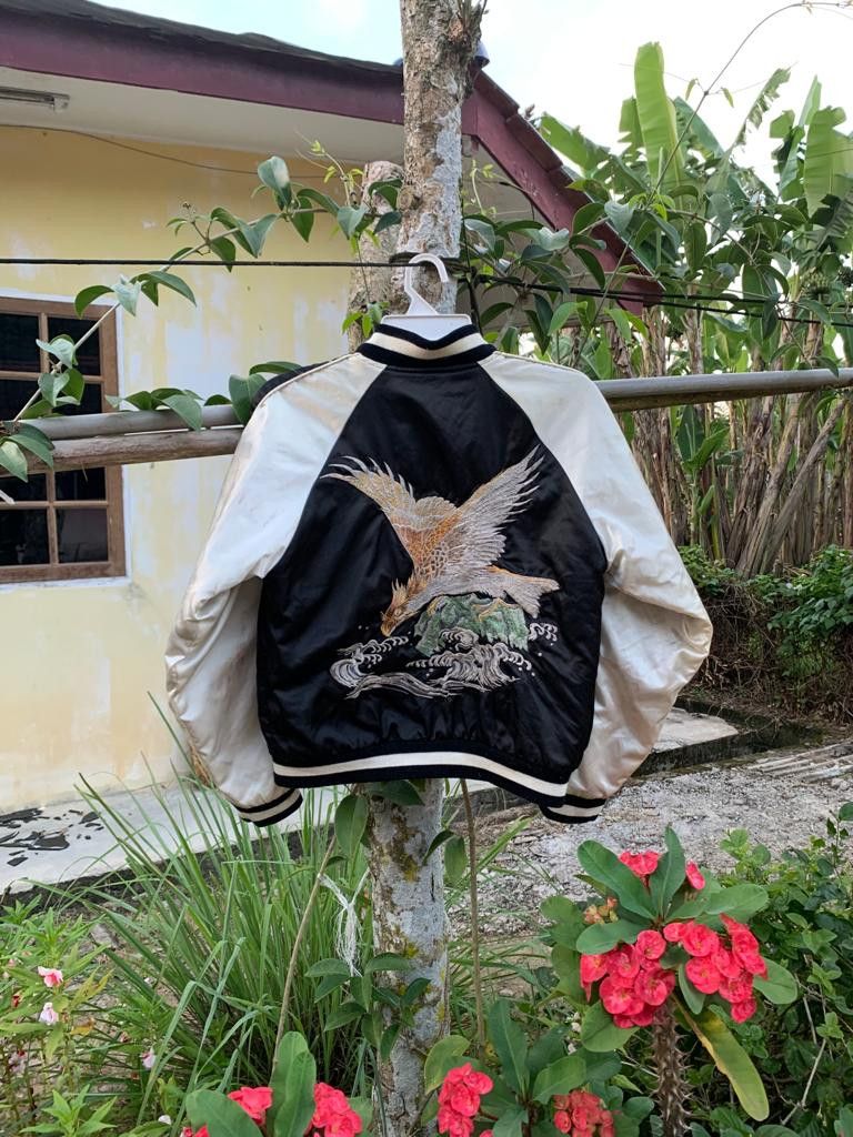 Japanese Brand Sukajan Jacket Embroidery Eagle Size US S / EU 44-46 / 1 - 1 Thumbnail