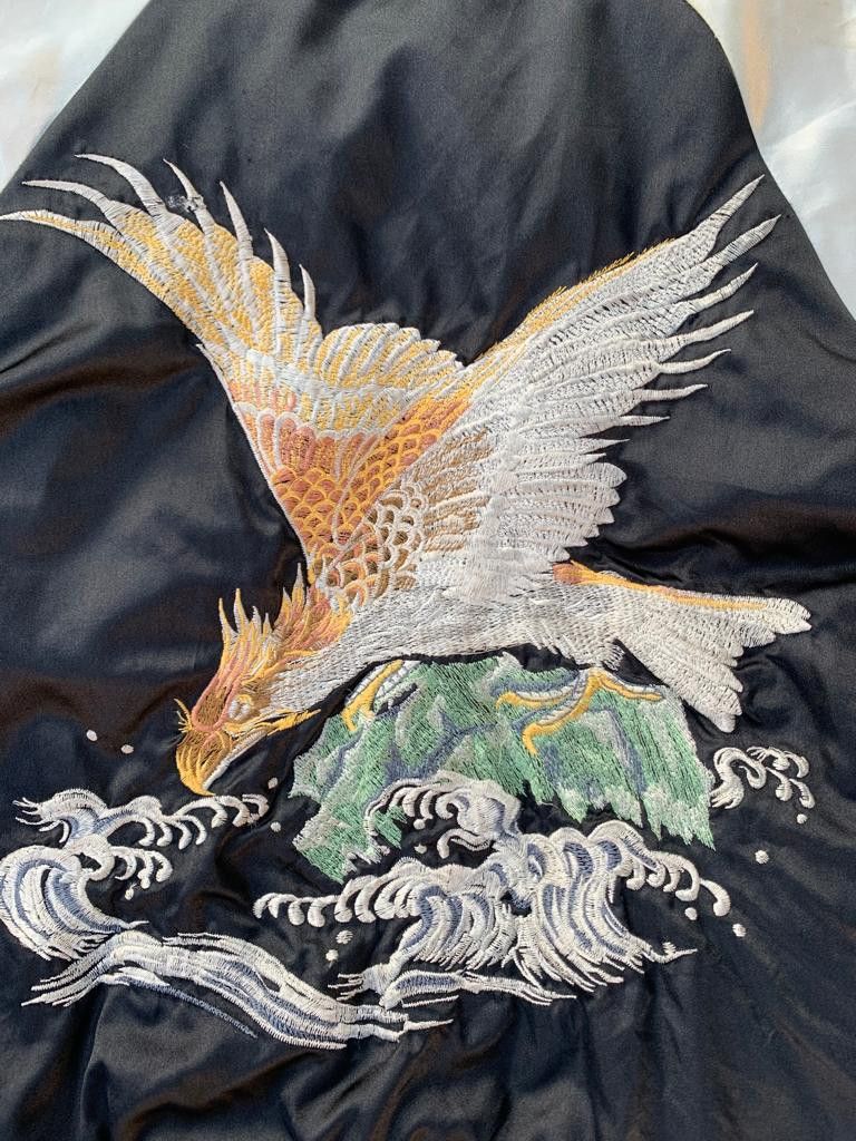 Japanese Brand Sukajan Jacket Embroidery Eagle Size US S / EU 44-46 / 1 - 15 Thumbnail