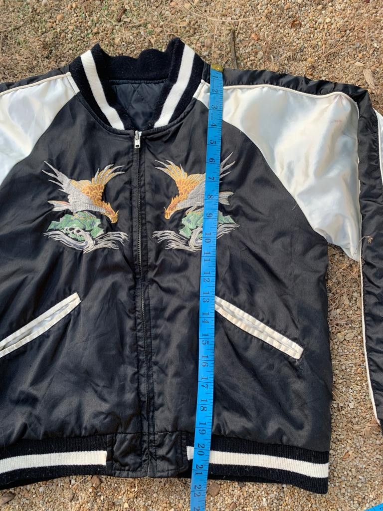 Japanese Brand Sukajan Jacket Embroidery Eagle Size US S / EU 44-46 / 1 - 20 Thumbnail