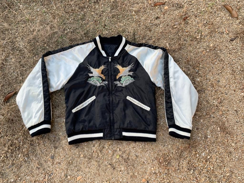Japanese Brand Sukajan Jacket Embroidery Eagle Size US S / EU 44-46 / 1 - 3 Thumbnail