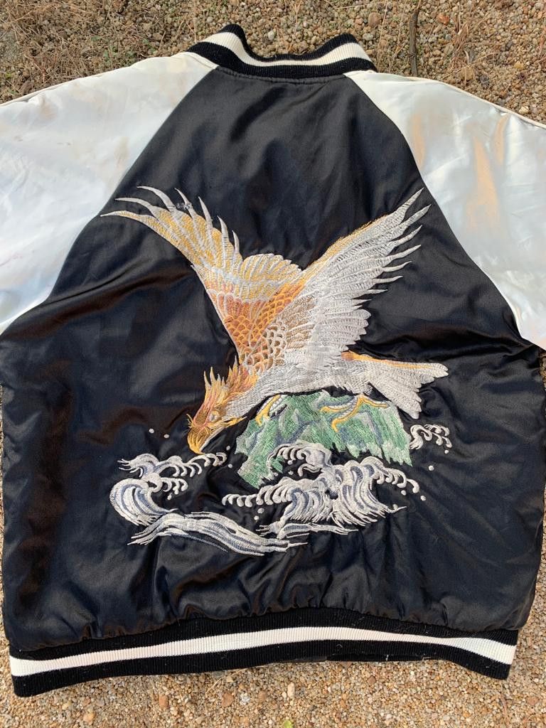 Japanese Brand Sukajan Jacket Embroidery Eagle Size US S / EU 44-46 / 1 - 14 Thumbnail