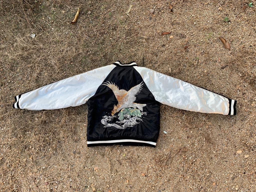 Japanese Brand Sukajan Jacket Embroidery Eagle Size US S / EU 44-46 / 1 - 4 Thumbnail