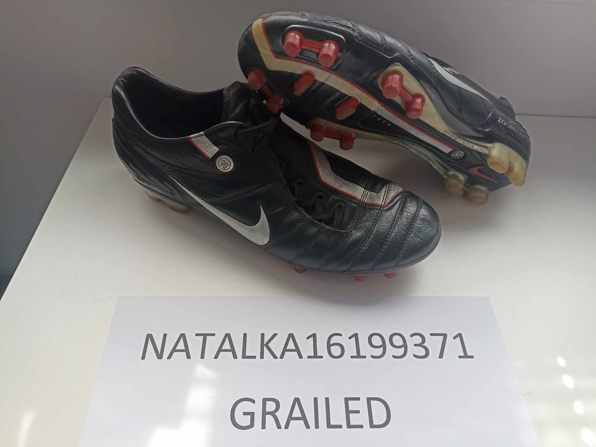 NIKE AIR ZOOM TOTAL 90 Supreme FOOTBALL BOOTS FG Size 9. Read Description.