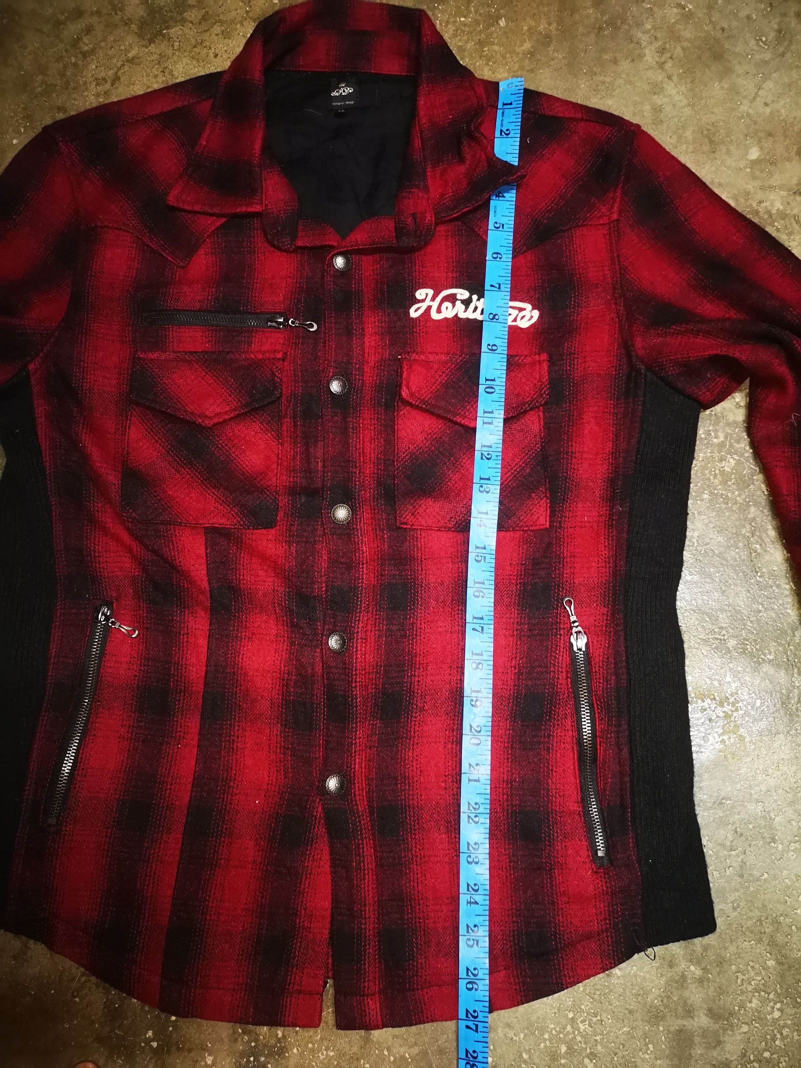 Japanese Brand Sementic Design wool Button flannel Jacket Size US L / EU 52-54 / 3 - 13 Thumbnail