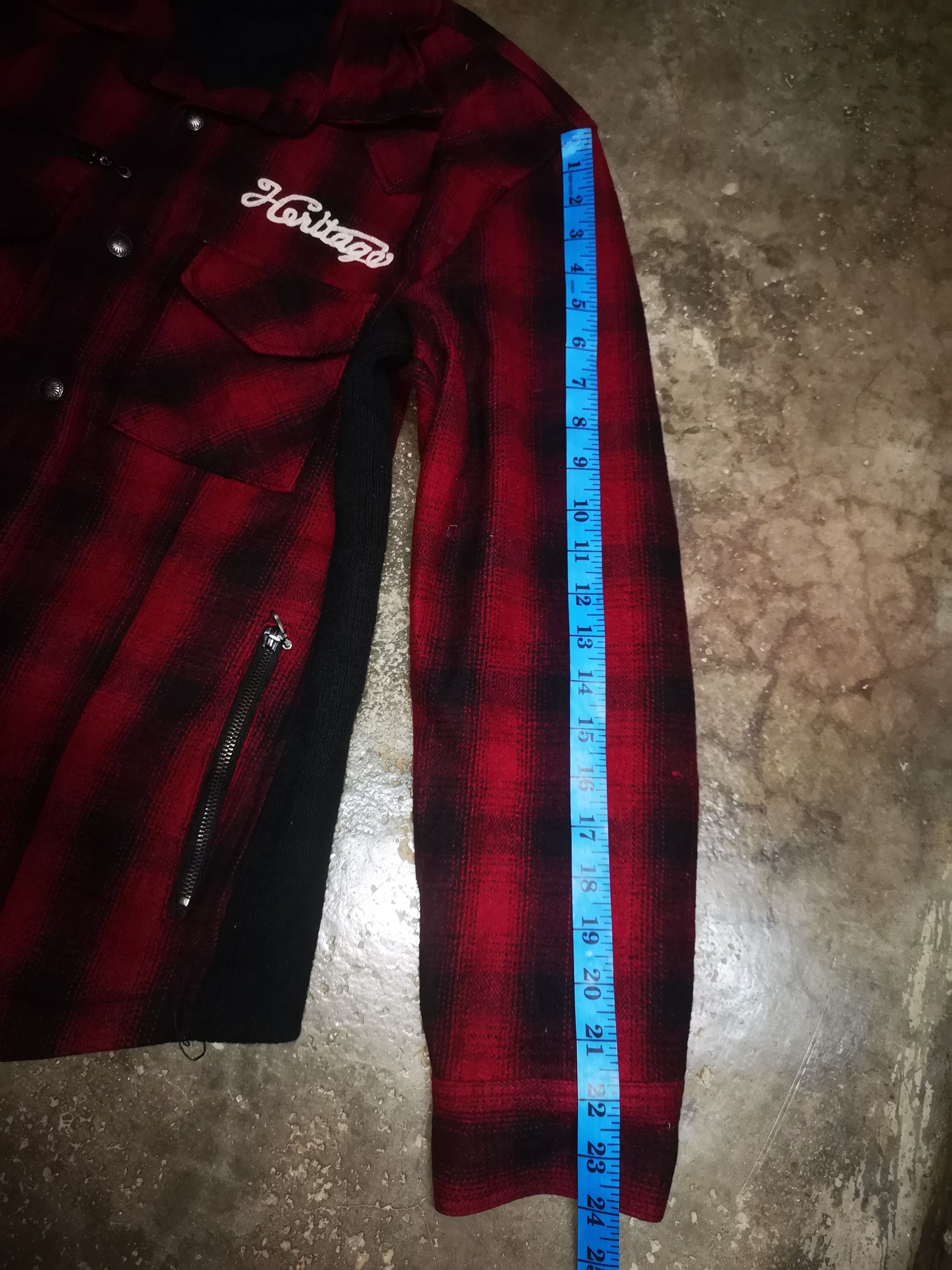 Japanese Brand Sementic Design wool Button flannel Jacket Size US L / EU 52-54 / 3 - 15 Thumbnail