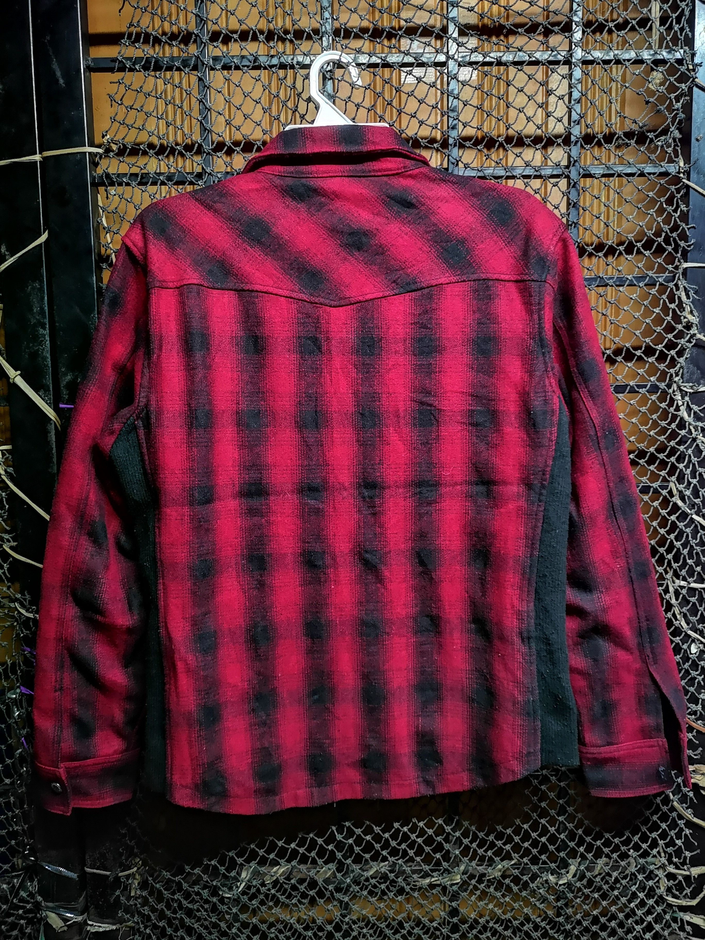 Japanese Brand Sementic Design wool Button flannel Jacket Size US L / EU 52-54 / 3 - 2 Thumbnail