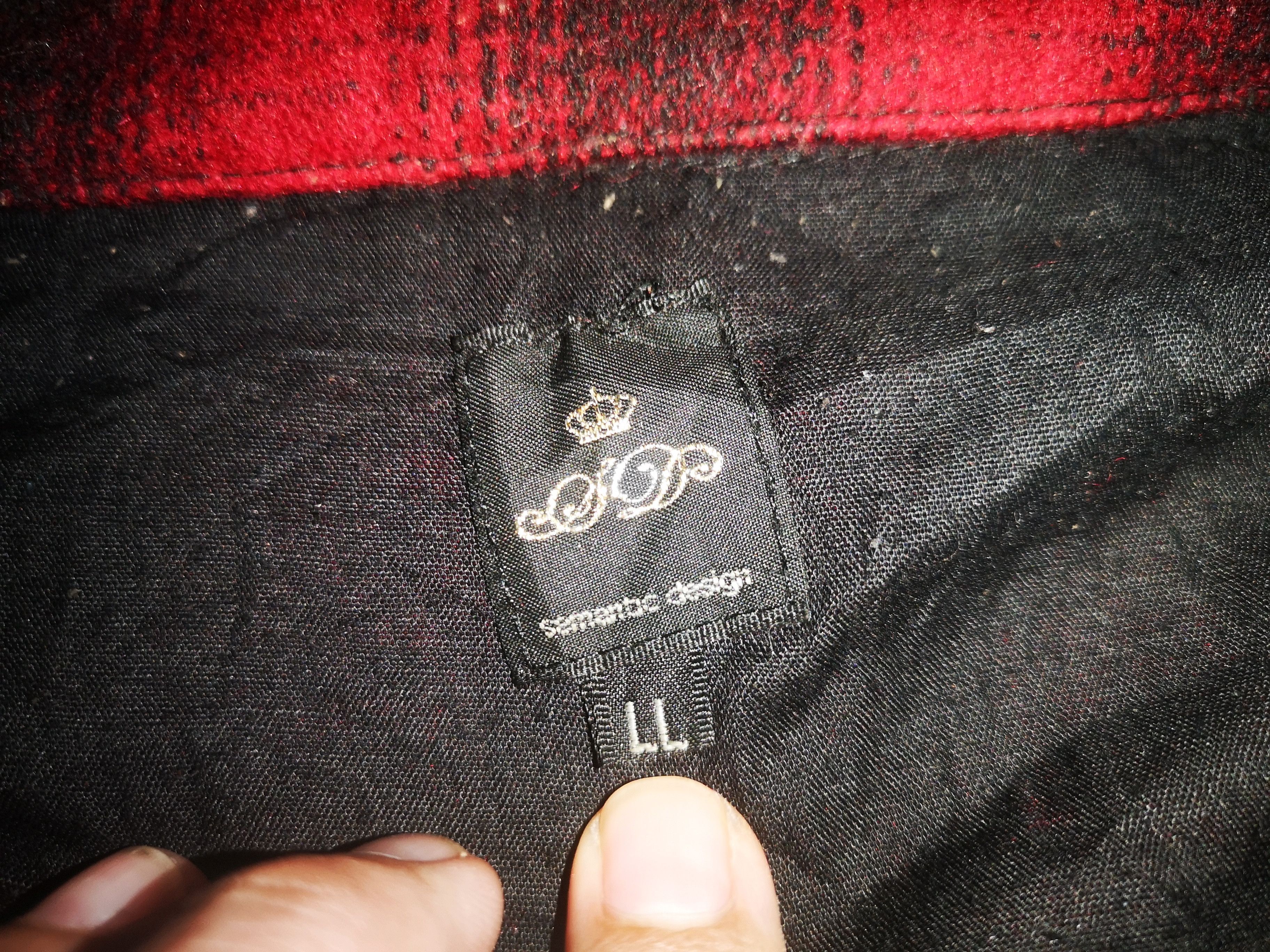 Japanese Brand Sementic Design wool Button flannel Jacket Size US L / EU 52-54 / 3 - 7 Thumbnail