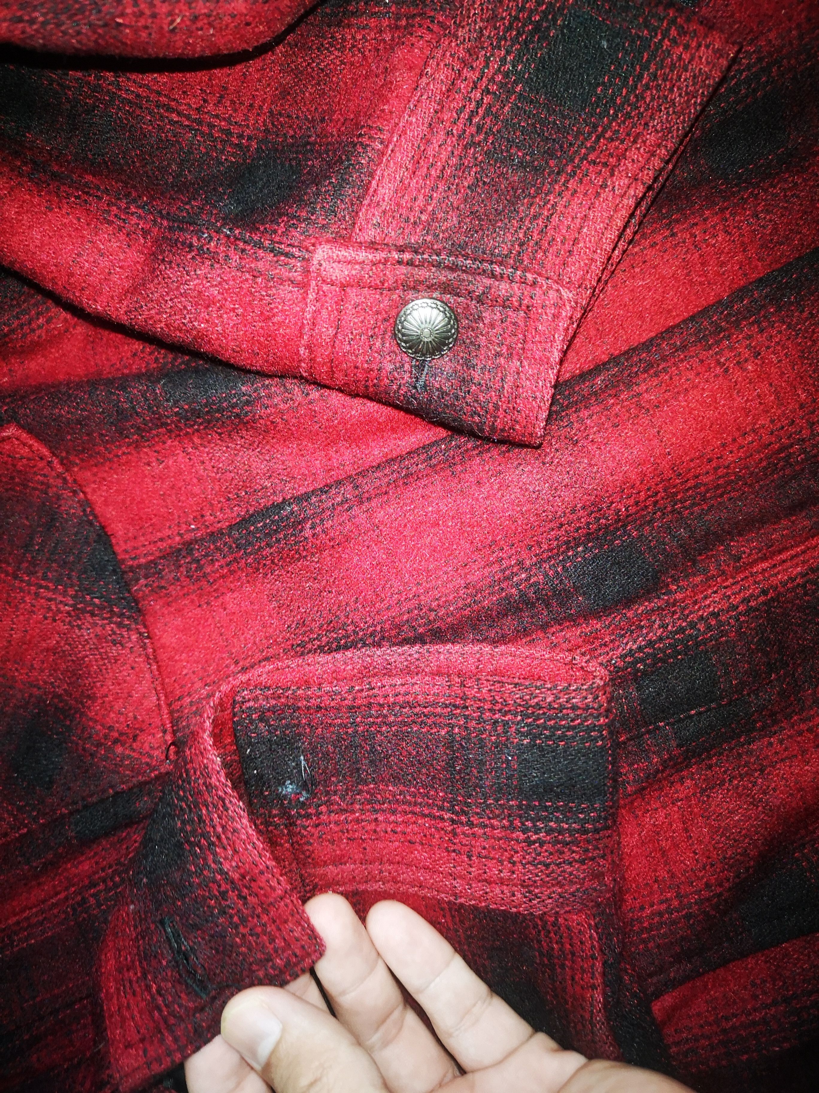 Japanese Brand Sementic Design wool Button flannel Jacket Size US L / EU 52-54 / 3 - 10 Thumbnail
