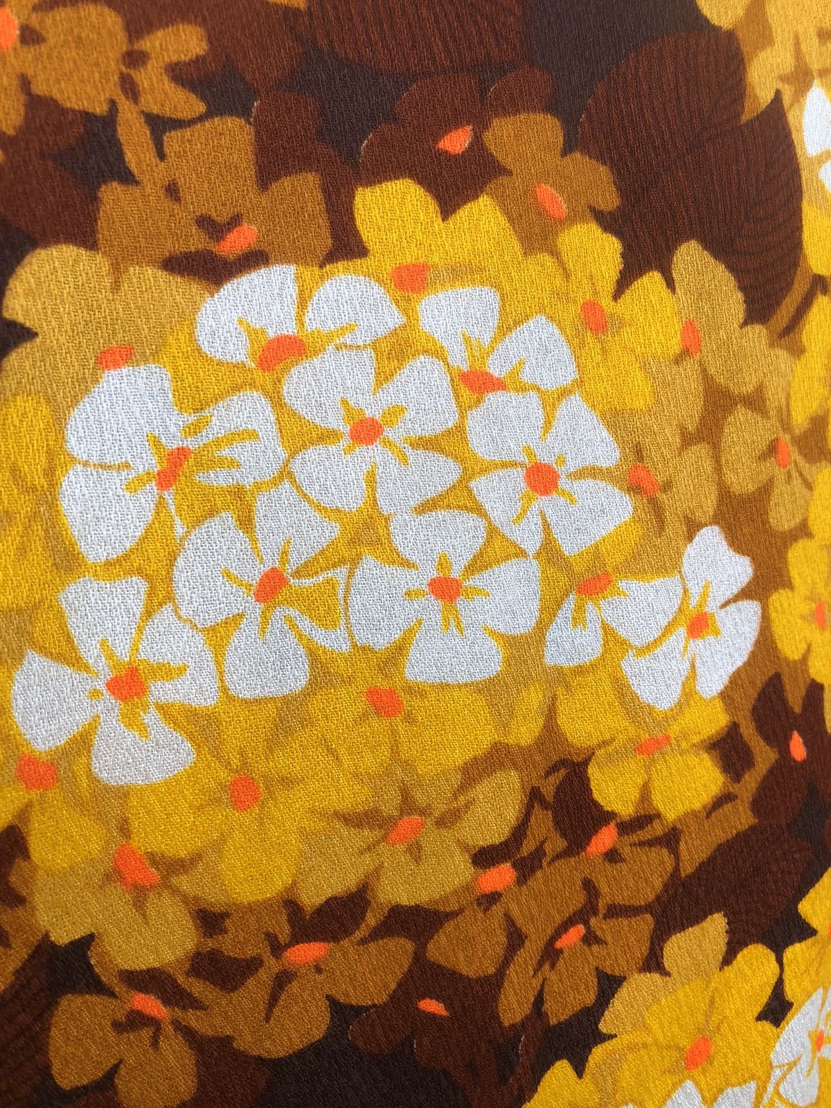 Other 60s 70s Hookano Brand Flower Psychedelic Hawaiian Barkcloth Size US M / EU 48-50 / 2 - 19 Thumbnail