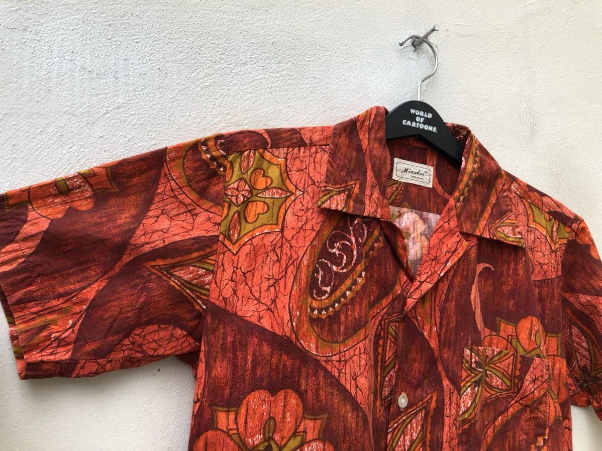 Vintage 60s 70s Mizukei Japanese Hawaiian Psychedelic Shirt Size US S / EU 44-46 / 1 - 12 Thumbnail