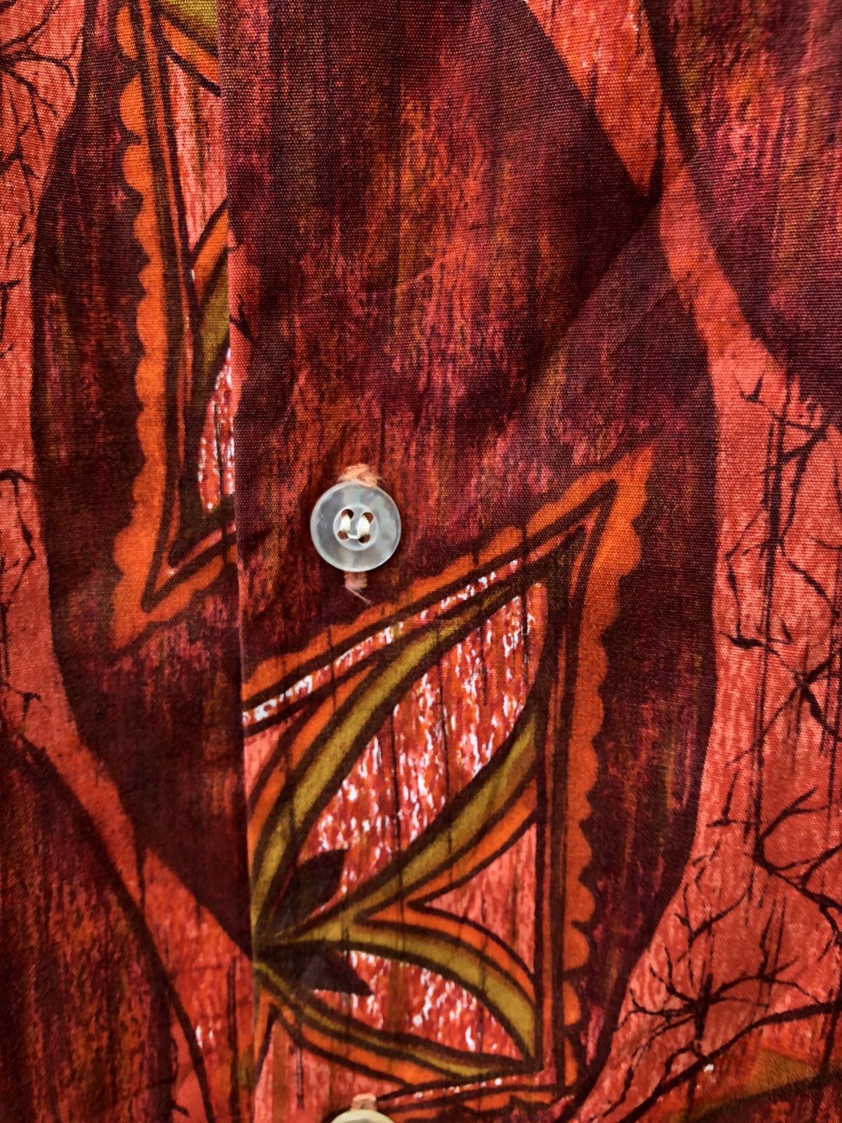 Vintage 60s 70s Mizukei Japanese Hawaiian Psychedelic Shirt Size US S / EU 44-46 / 1 - 13 Thumbnail