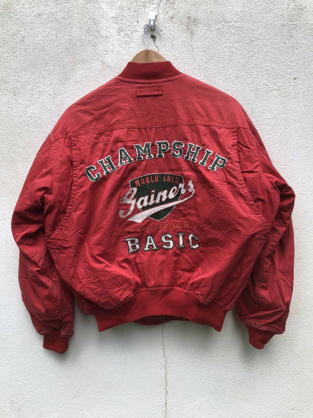 Japanese Brand × Vintage 90’s Bomber Style Jacket Streetwear Size M Size US M / EU 48-50 / 2 - 1 Thumbnail