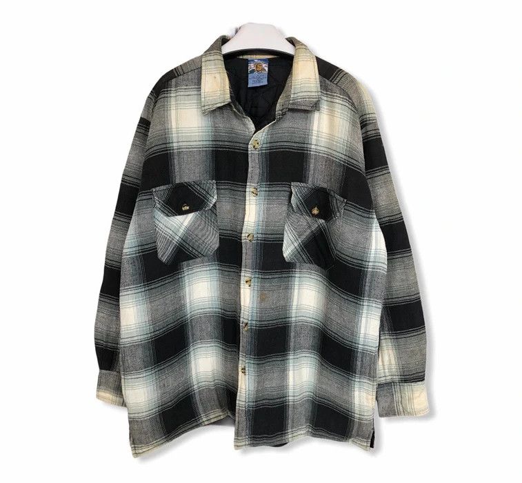 Vintage Vintage North 15 Gear Checked Plaid Tartan Jacket 🧥 Size US L / EU 52-54 / 3 - 1 Thumbnail