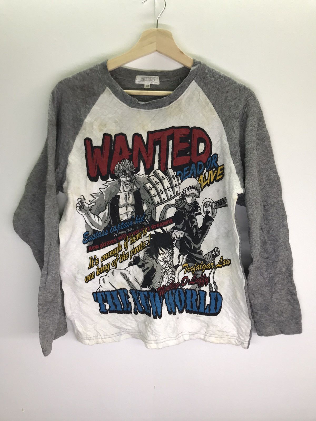 Anime Vintage Japanese anime One Piece Monkey D Luffy Sweatshirt Size US S / EU 44-46 / 1 - 1 Thumbnail