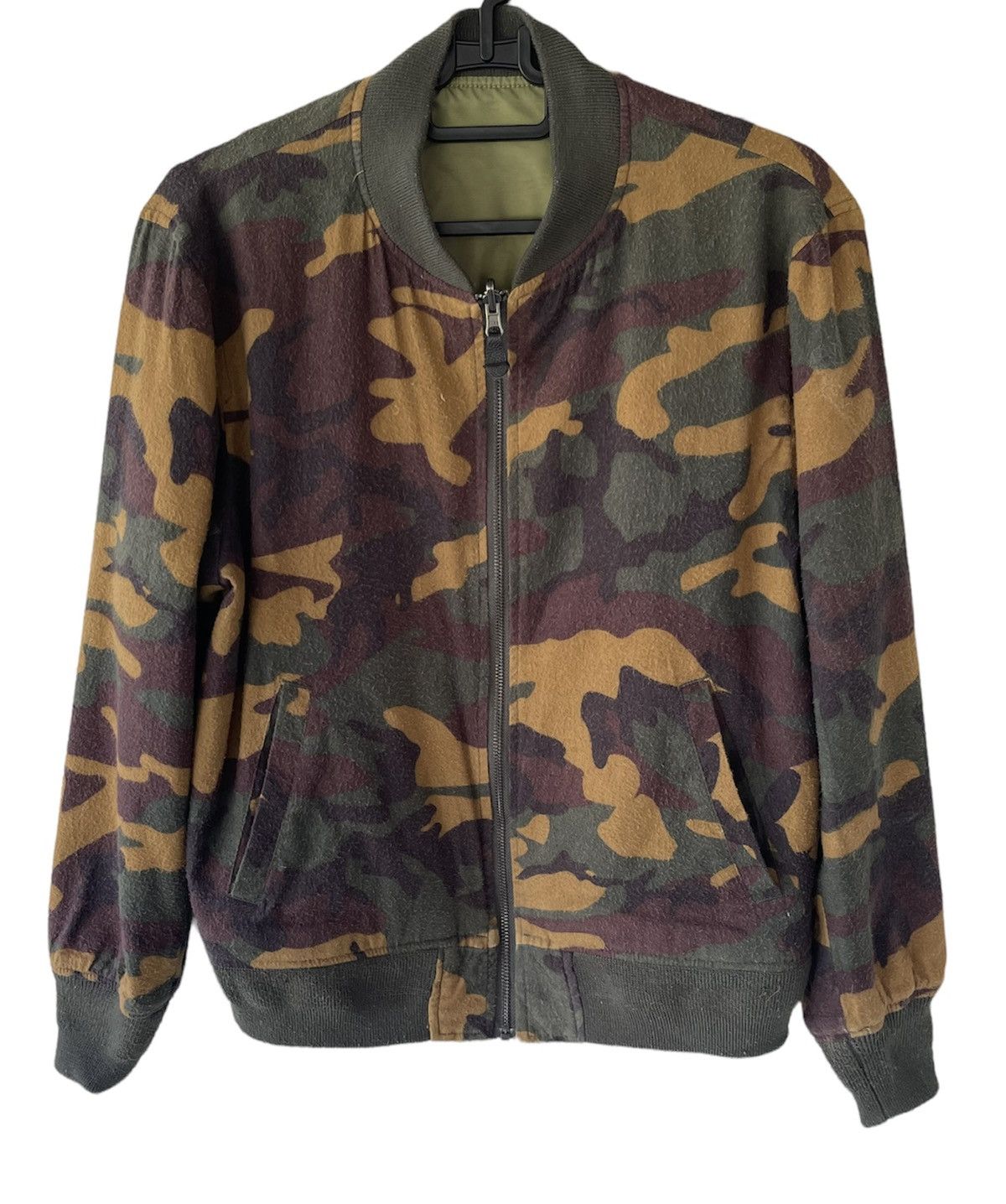 Other GRN TYPE-MILITARY BOMBER JACKET ARMY REVERSEBLE Size US M / EU 48-50 / 2 - 5 Thumbnail
