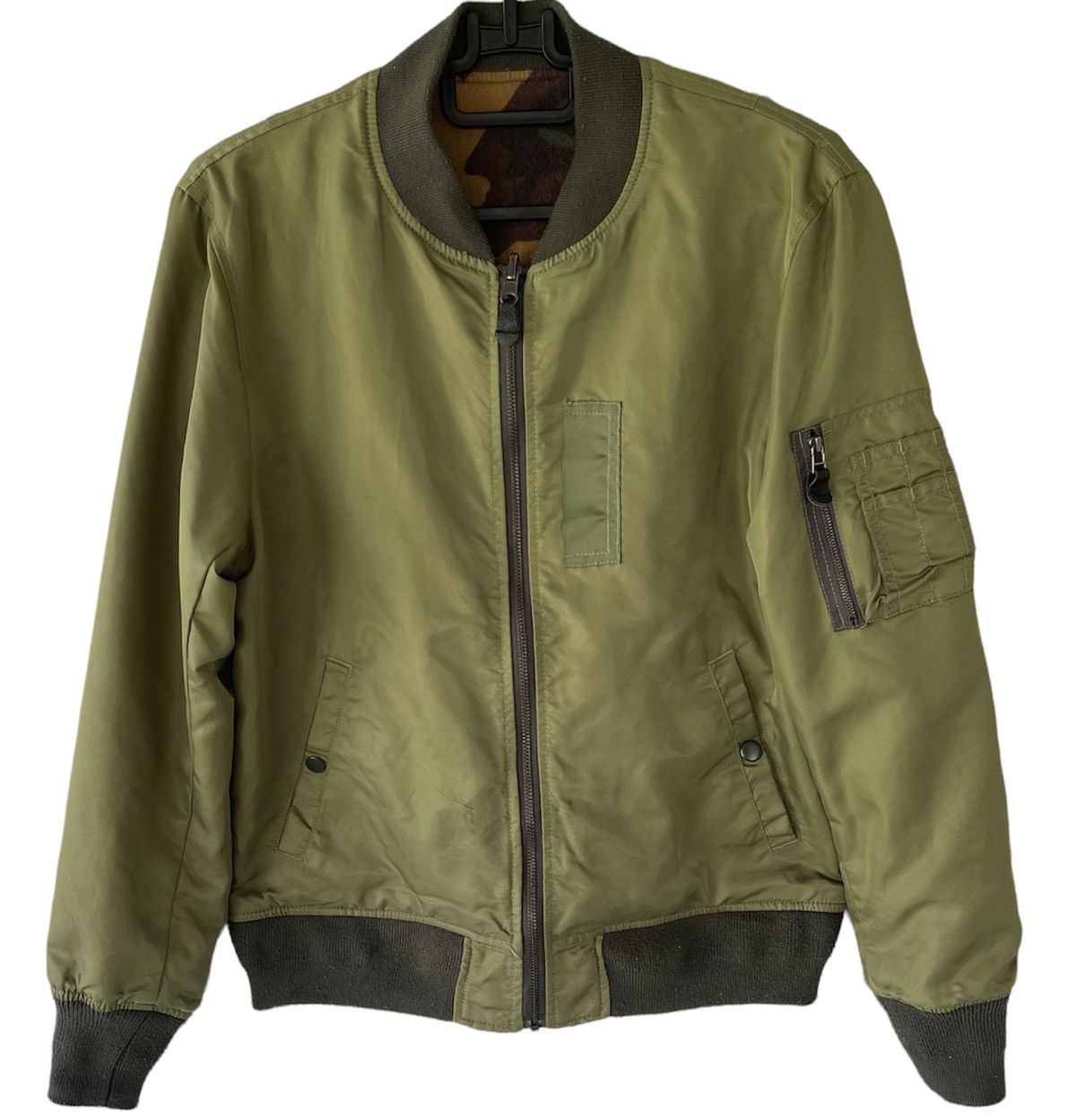 Other GRN TYPE-MILITARY BOMBER JACKET ARMY REVERSEBLE Size US M / EU 48-50 / 2 - 9 Thumbnail