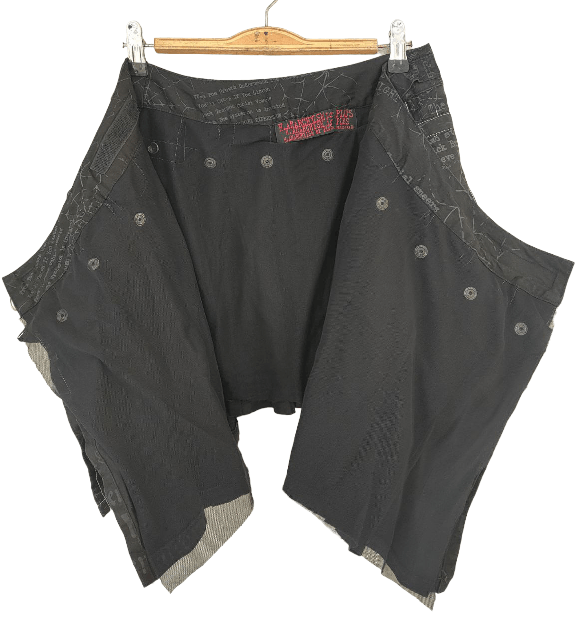 Japanese Brand H.anarchyism Punk Skirt Size 27" / US 4 / IT 40 - 5 Thumbnail