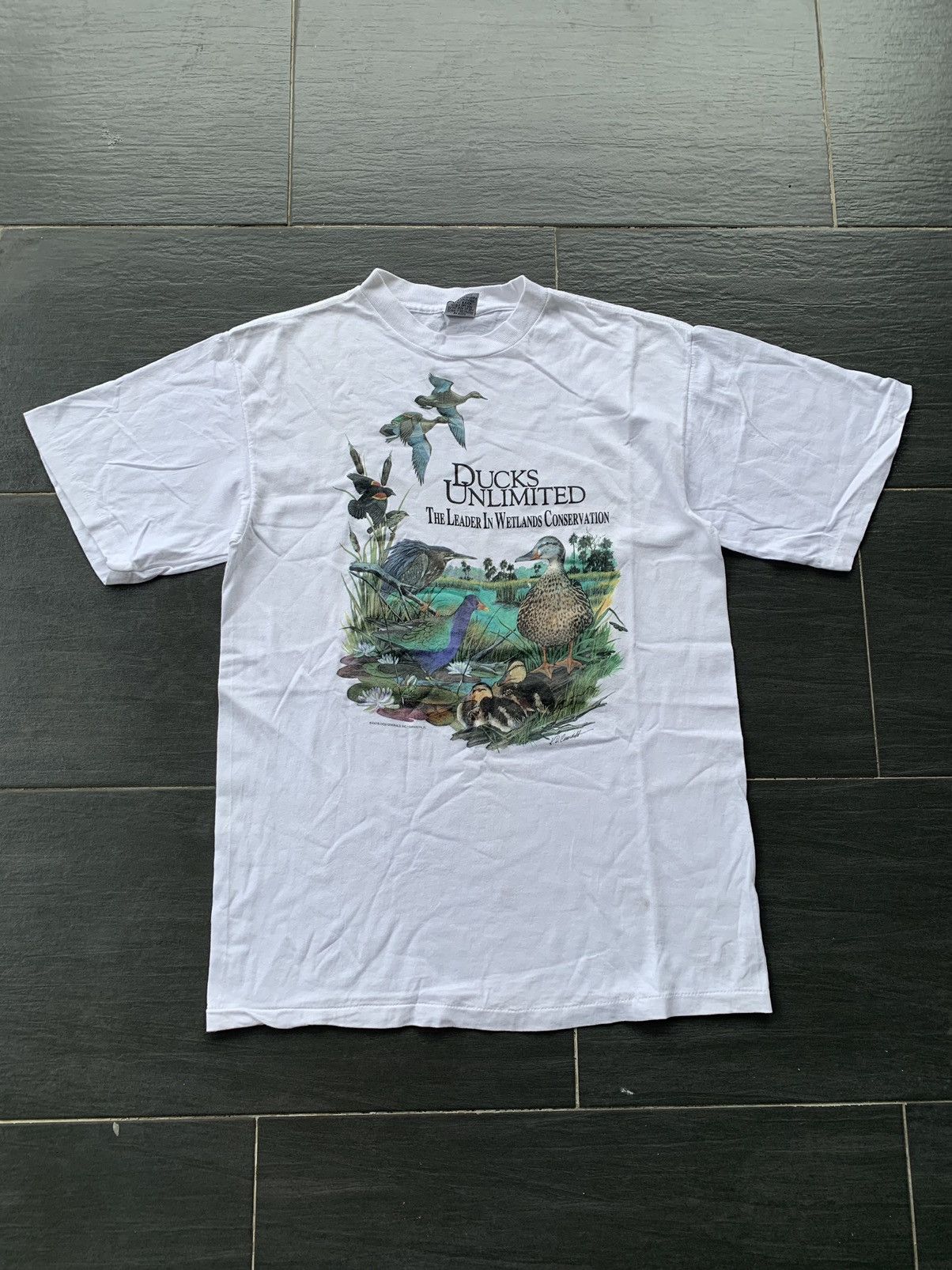 Vintage Vintage Ducks Unlimited T- Shirt Size US L / EU 52-54 / 3 - 1 Thumbnail