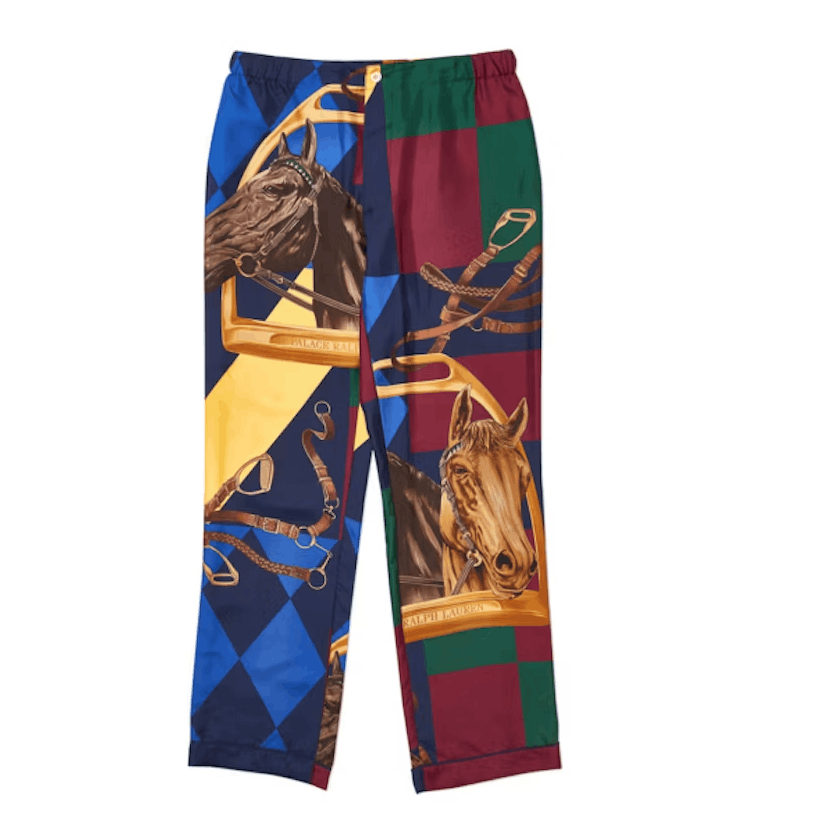 Palace × Polo Ralph Lauren Palace Ralph Lauren Pyjama Men's Equestrian Print Pants Size US 32 / EU 48 - 1 Thumbnail