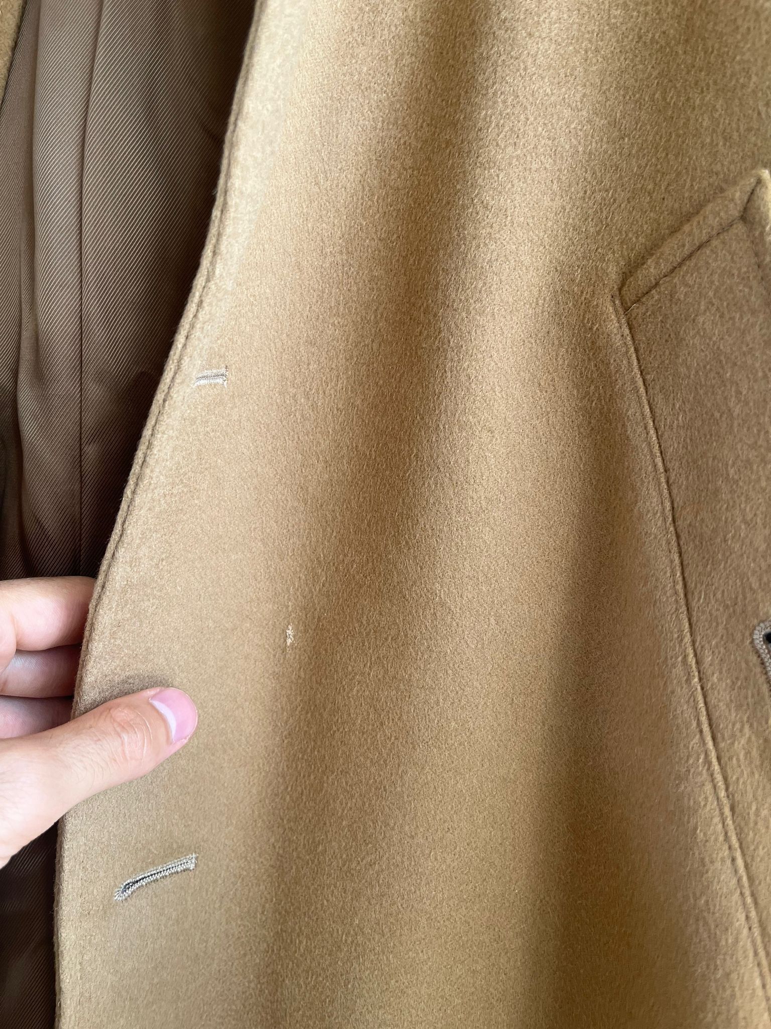 Undercover × Valentino Cashmere Time Traveler Embroidered Coat in Camel Size US L / EU 52-54 / 3 - 10 Thumbnail