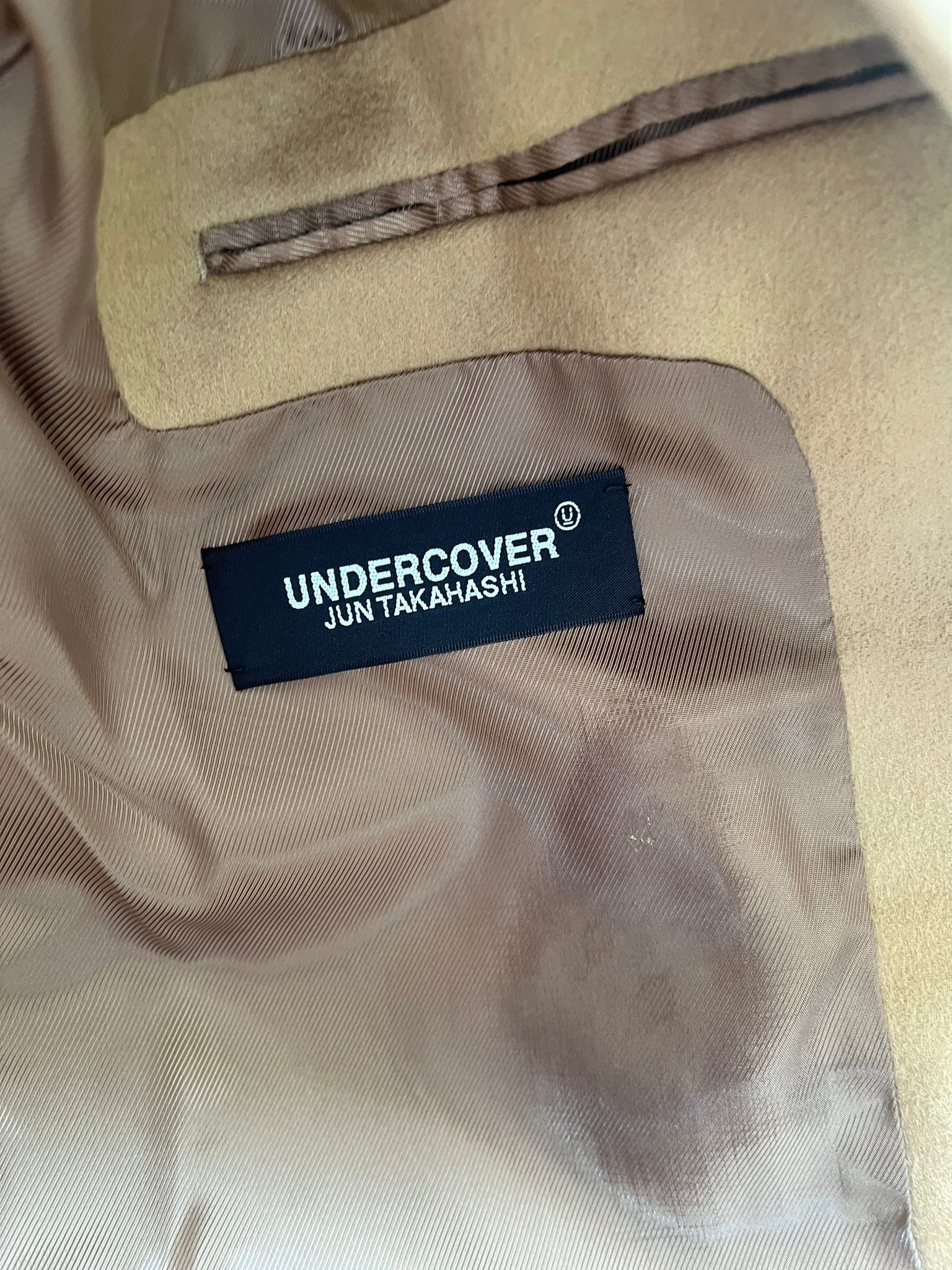 Undercover × Valentino Cashmere Time Traveler Embroidered Coat in Camel Size US L / EU 52-54 / 3 - 12 Thumbnail